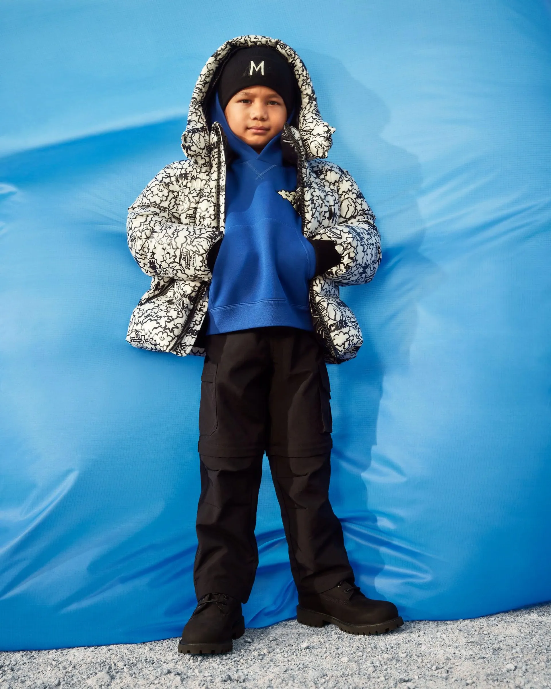 JESSE-MLPR Lightweight down jackets with removable hood for kids (8-14 years)