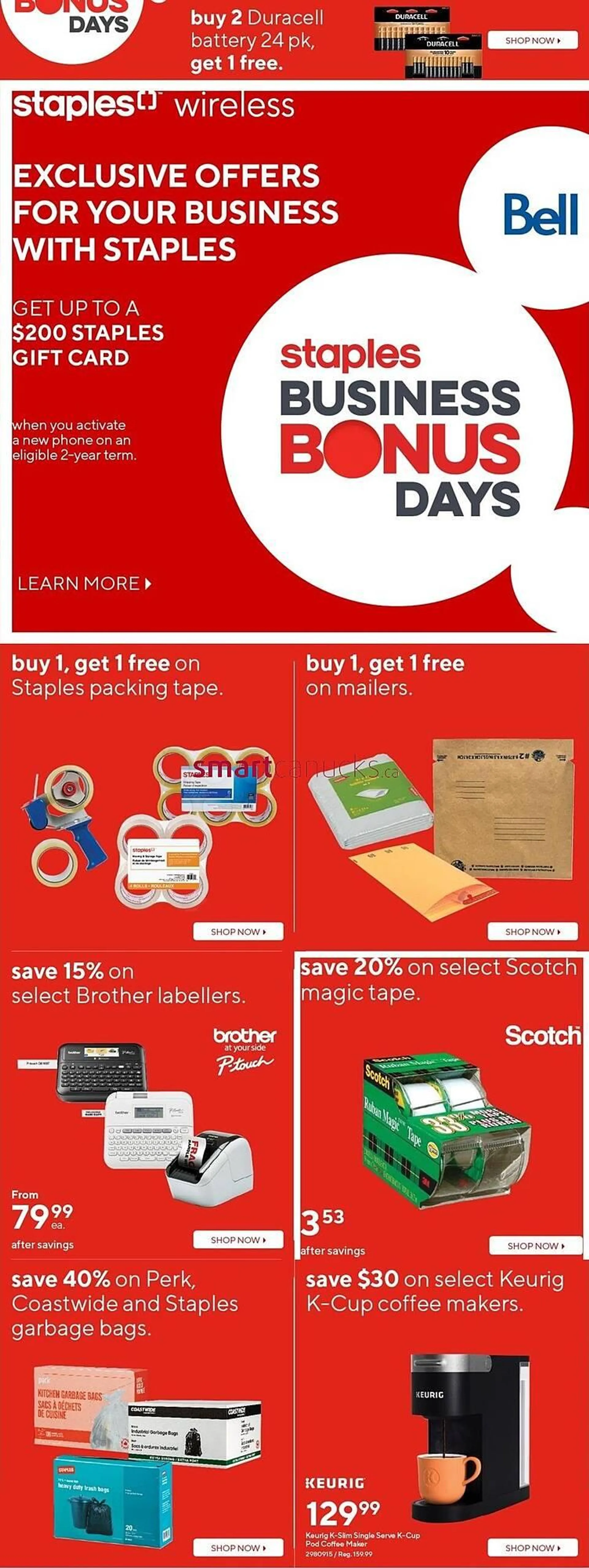 Staples flyer from October 11 to October 17 2024 - flyer page 2