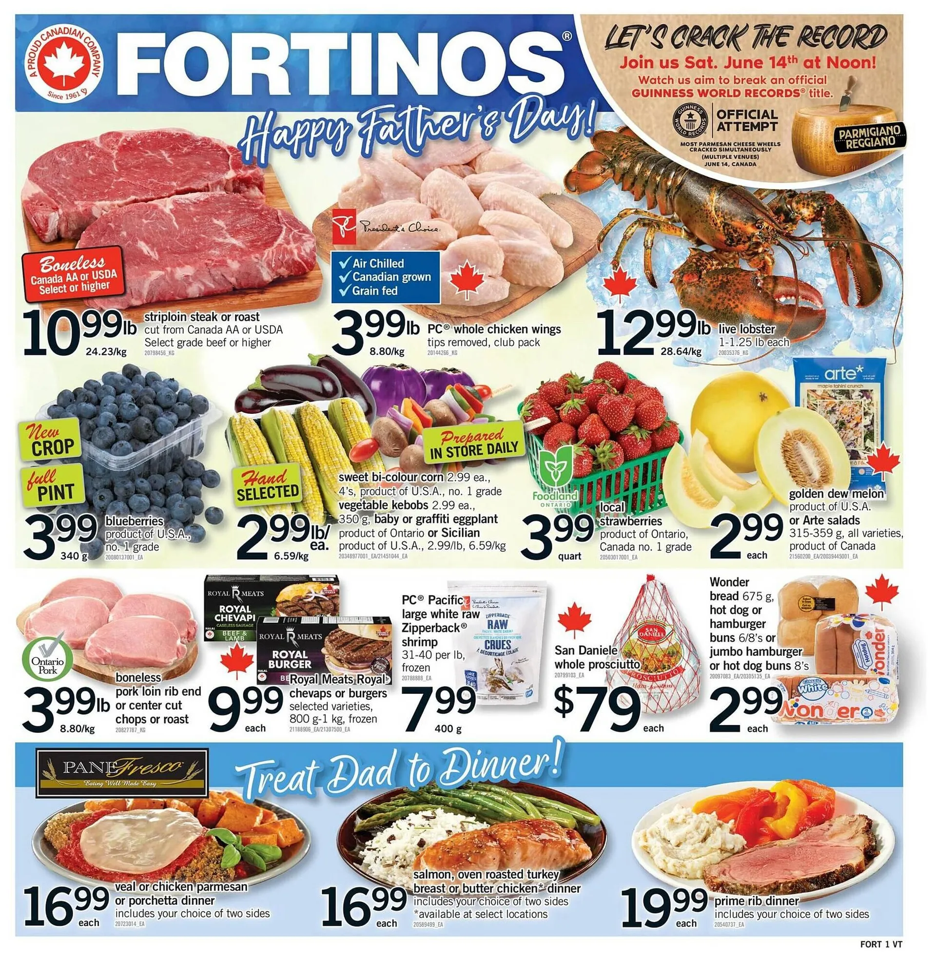 Fortinos flyer from June 12 to June 18 2025 - flyer page 1