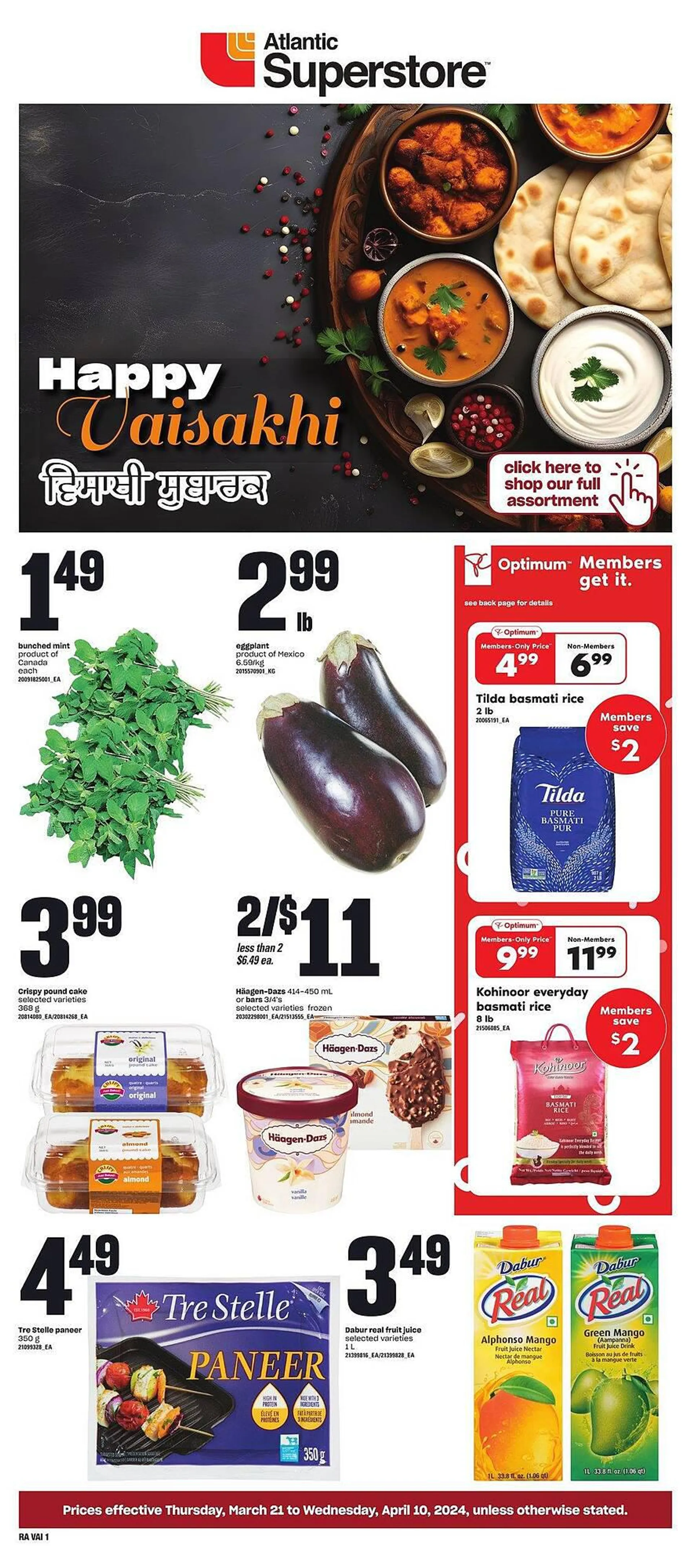 Atlantic Superstore flyer from March 21 to April 10 2024 - flyer page 