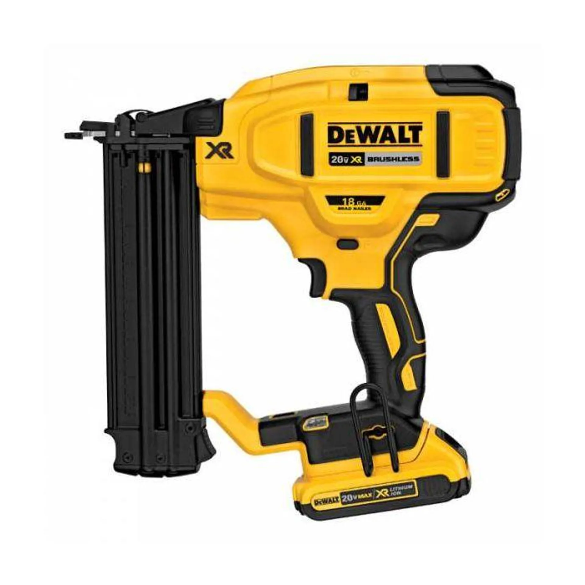 DeWalt 20V MAX XR 18ga Cordless Brad Nailer Kit