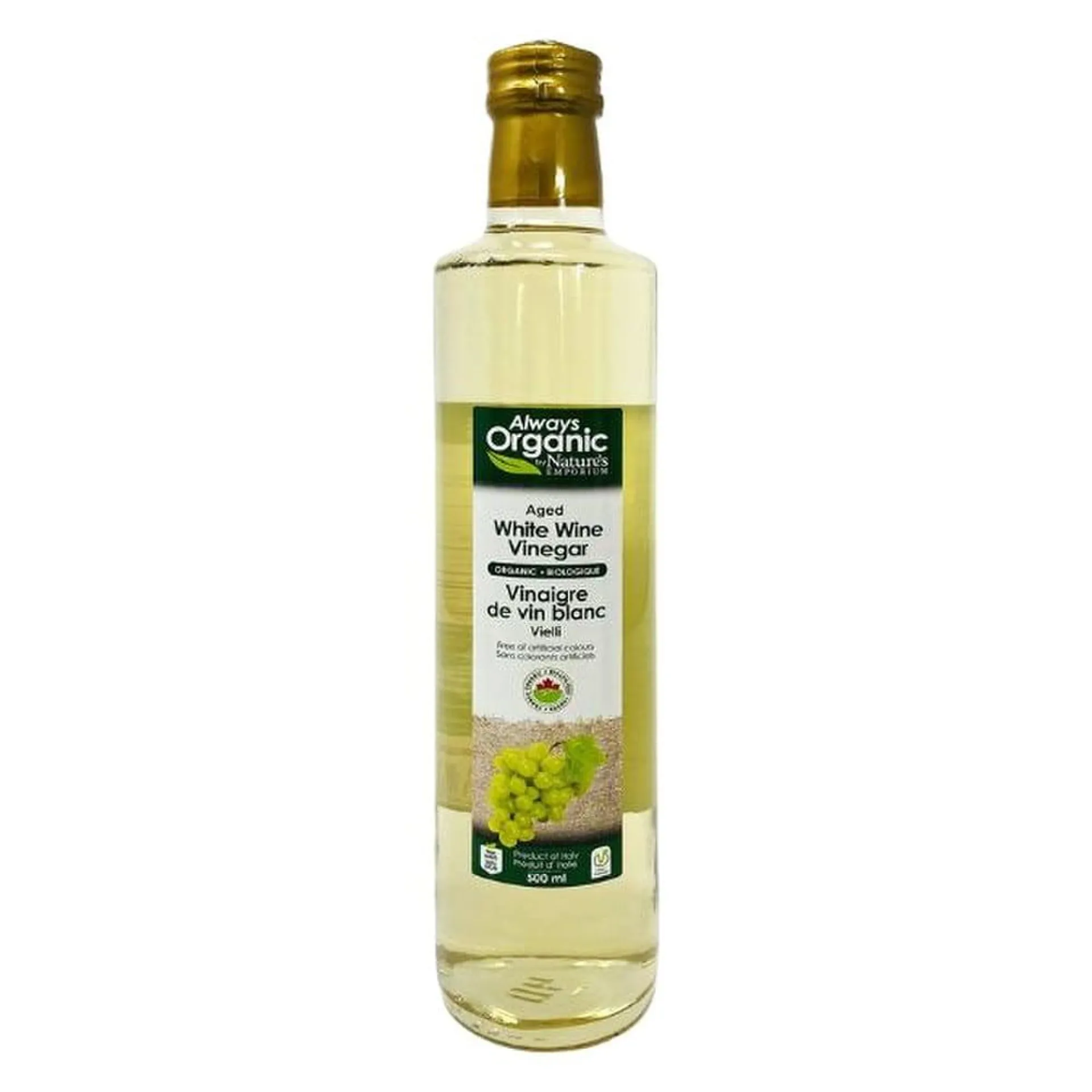 Always Organic White Wine Vinegar 500 ml