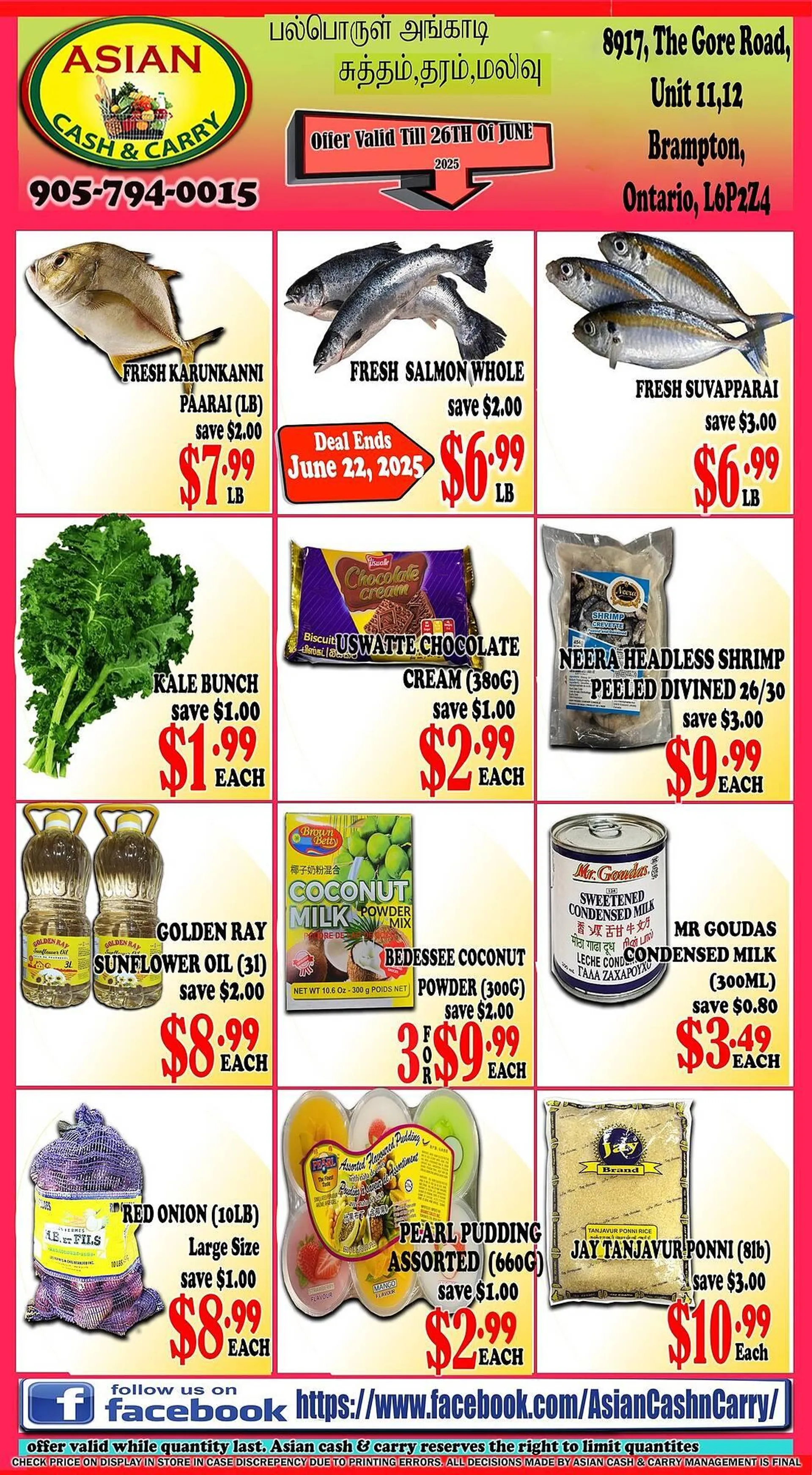 Asian Cash & Carry flyer from June 20 to June 26 2025 - flyer page 1