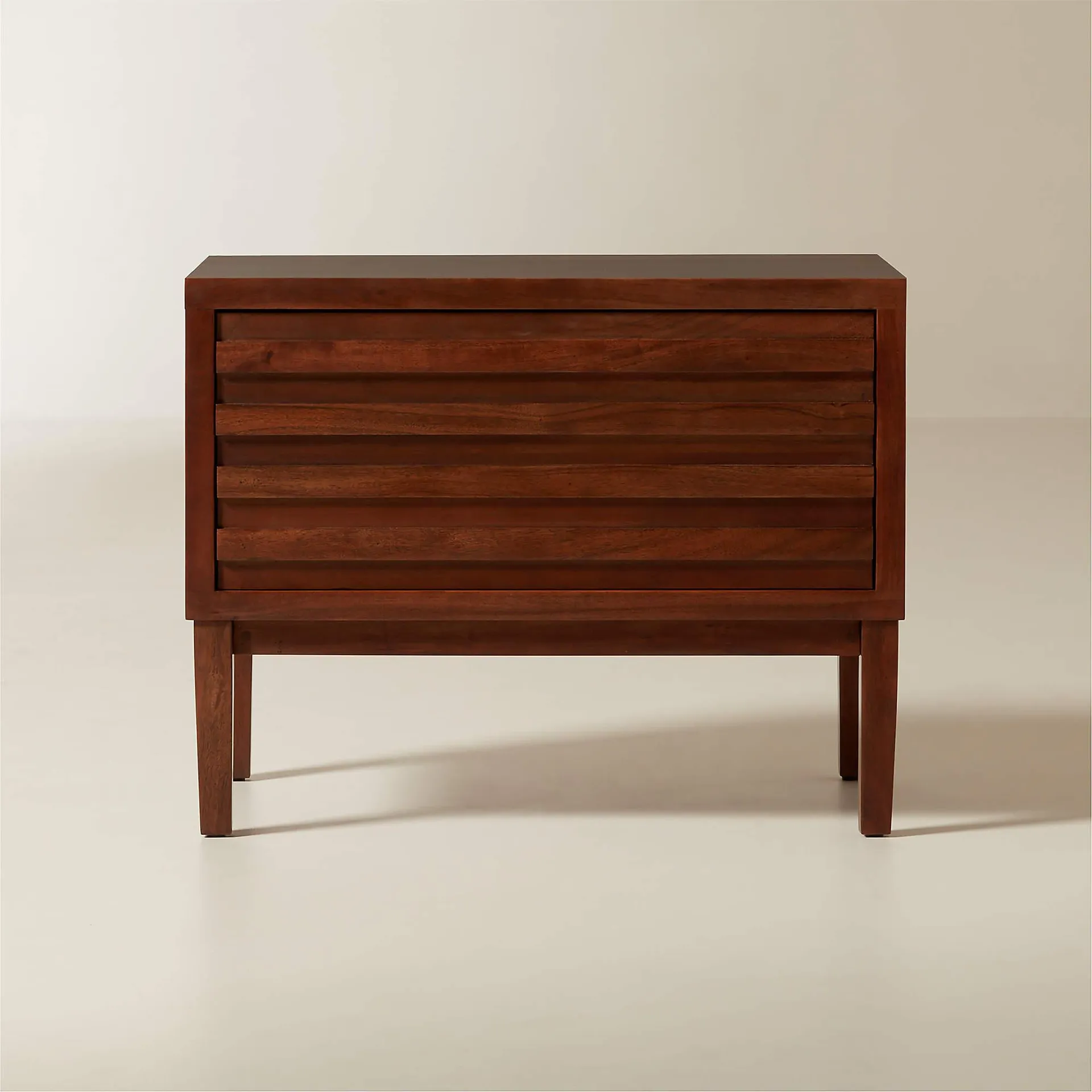 Campo 2 Drawer Acacia Wood Nightstand