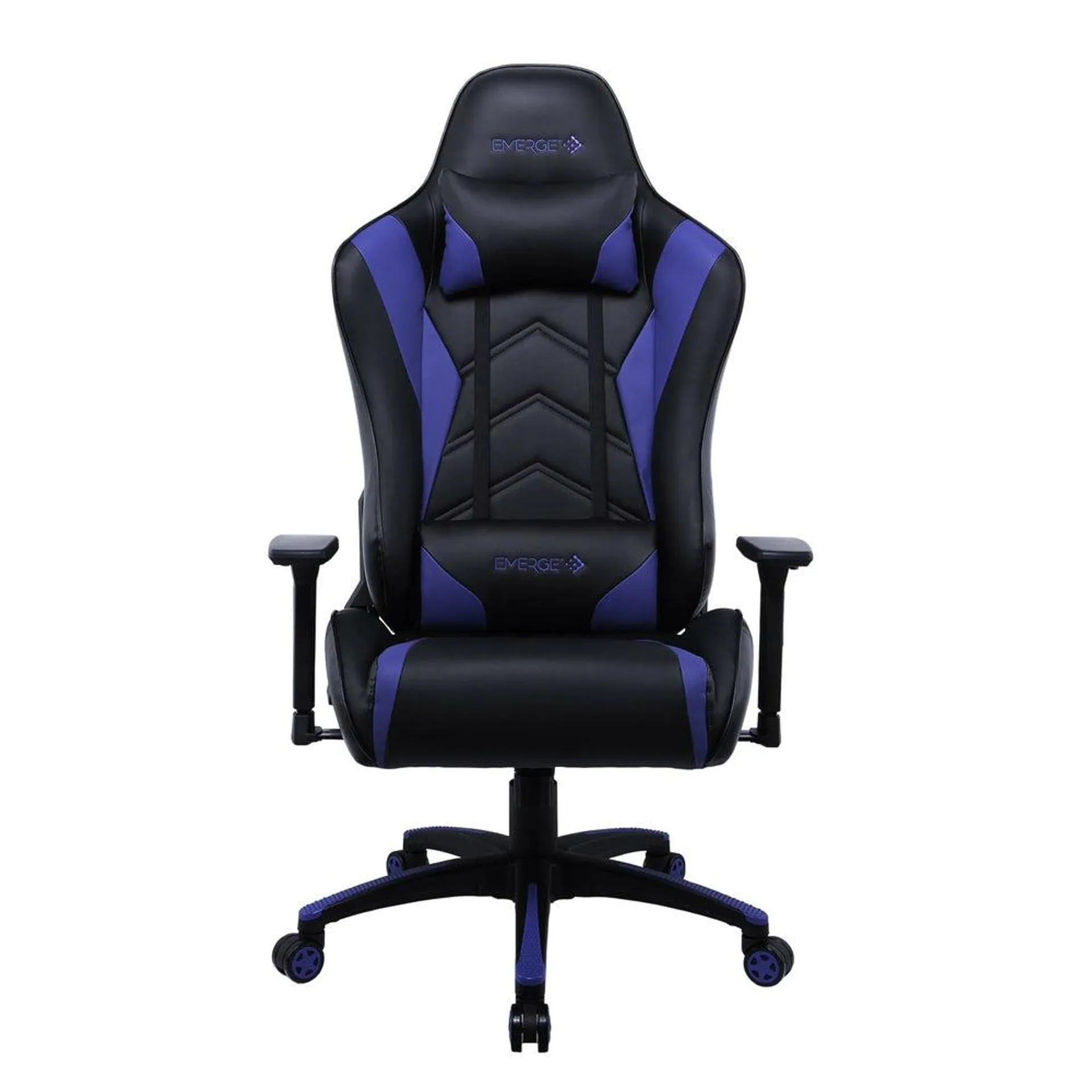 Emerge Vartan Bonded Leather Gaming Chair - Blue