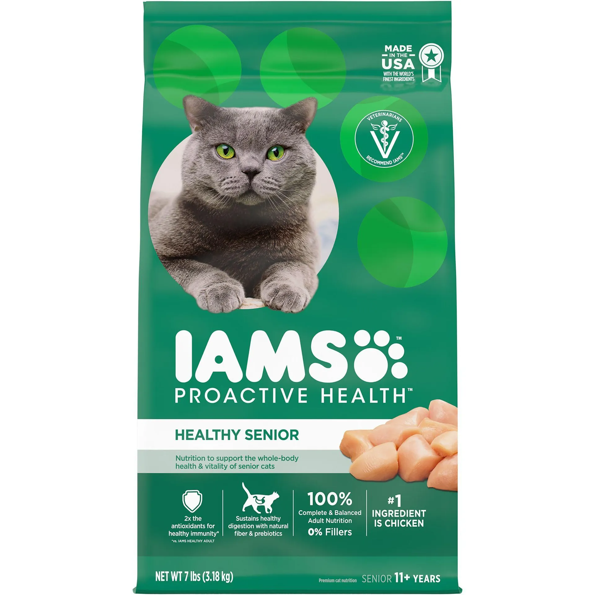 IAMS™ Proactive Health Senior Dry Cat Food - Healthy Aging, Chicken