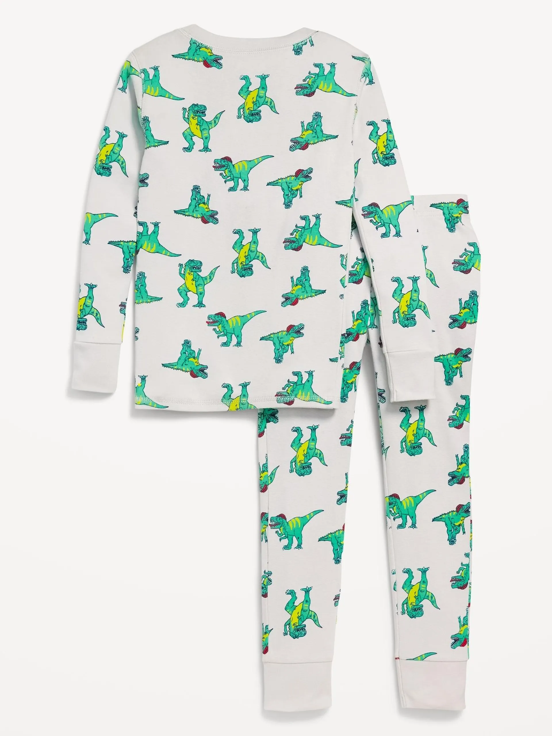 Gender-Neutral Graphic Snug-Fit Pajama Set for Kids