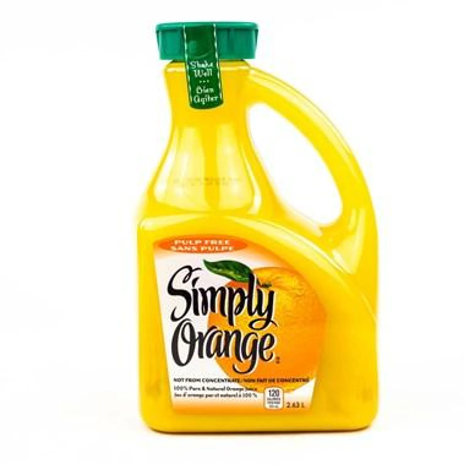 Jus d'orange sans pulpe frais 2,63 L