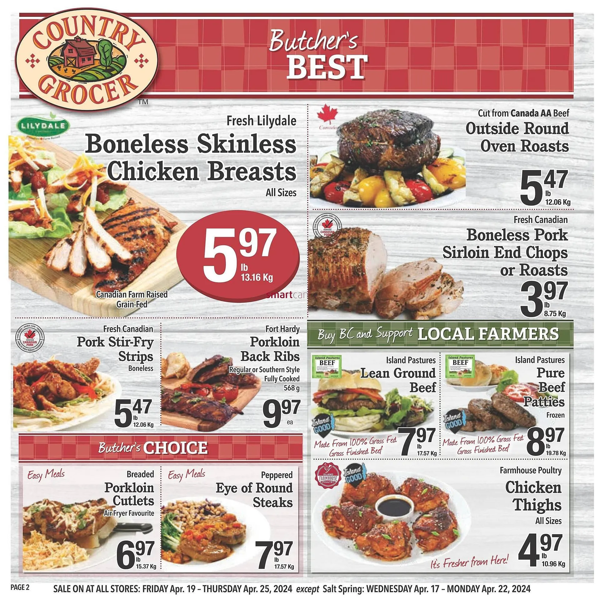 Country Grocer flyer - 2