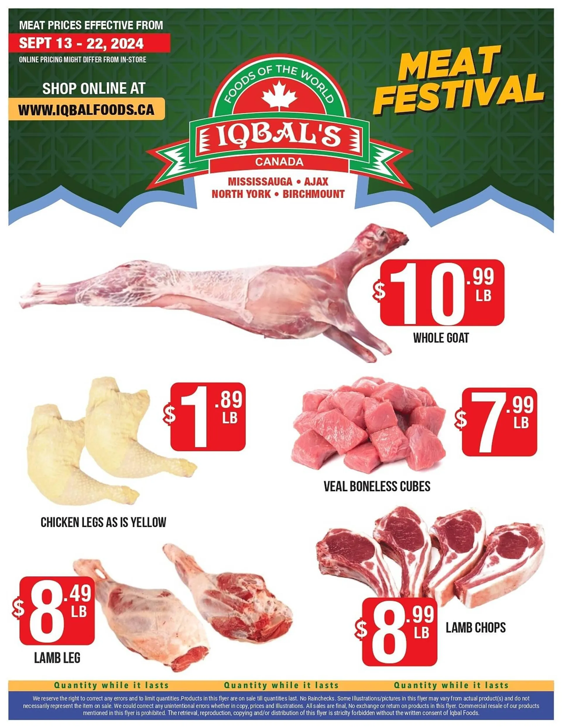 Iqbal Foods flyer - 1