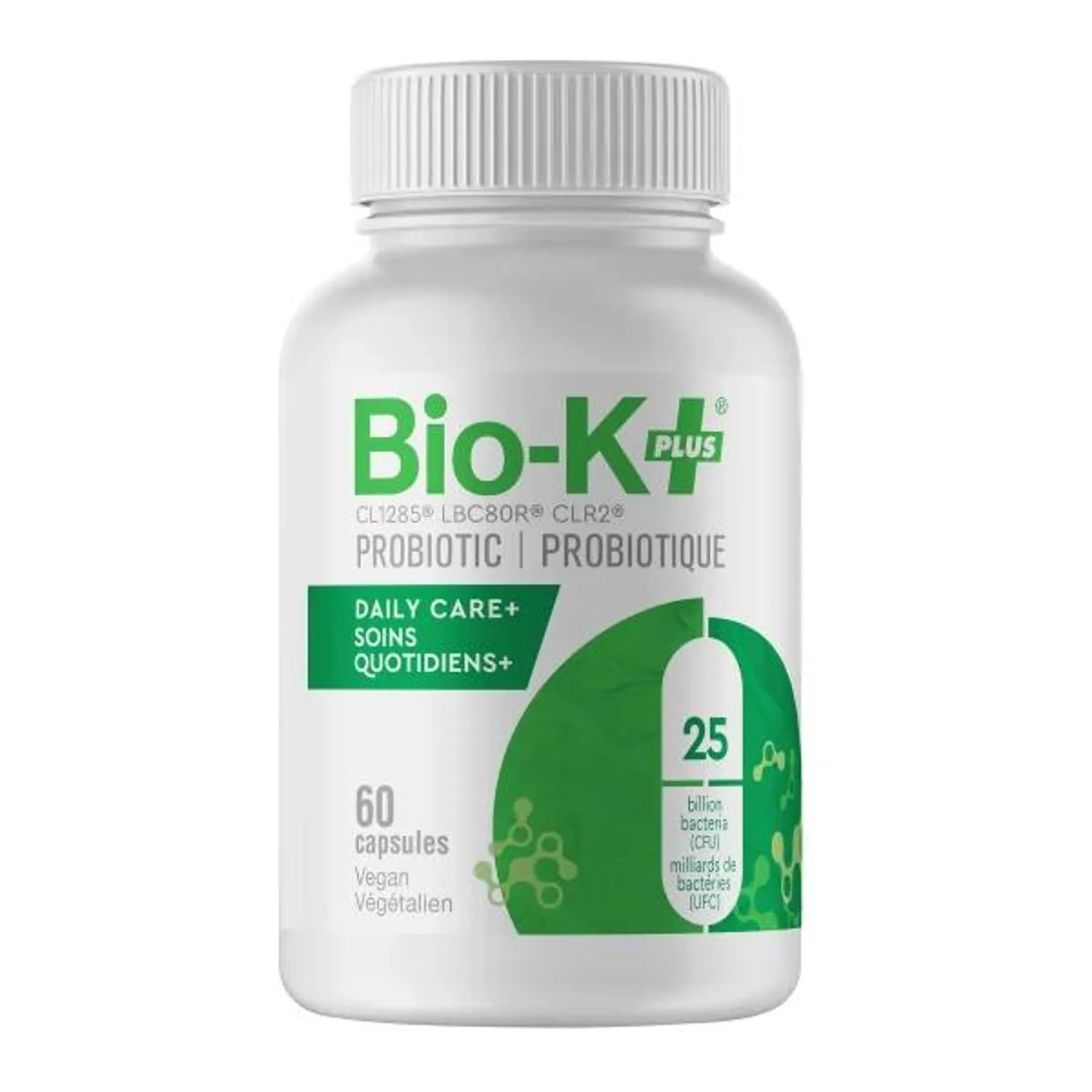 Bio-K+ Probiotic Daily Care 25 Billion bacteria - 60 capsules