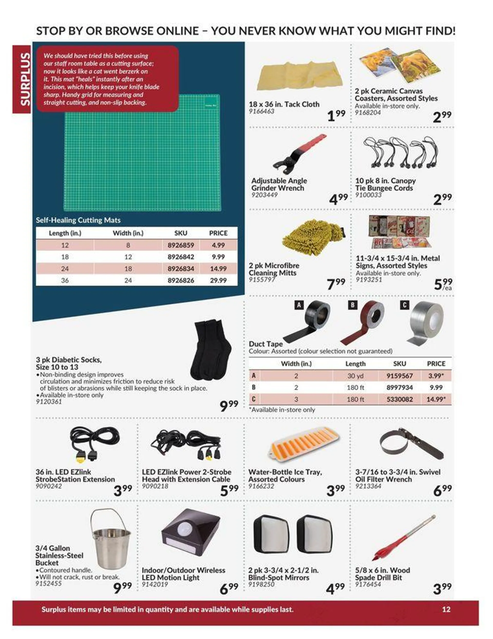 Surplus Catalogue from April 23 to April 22 2025 - flyer page 12