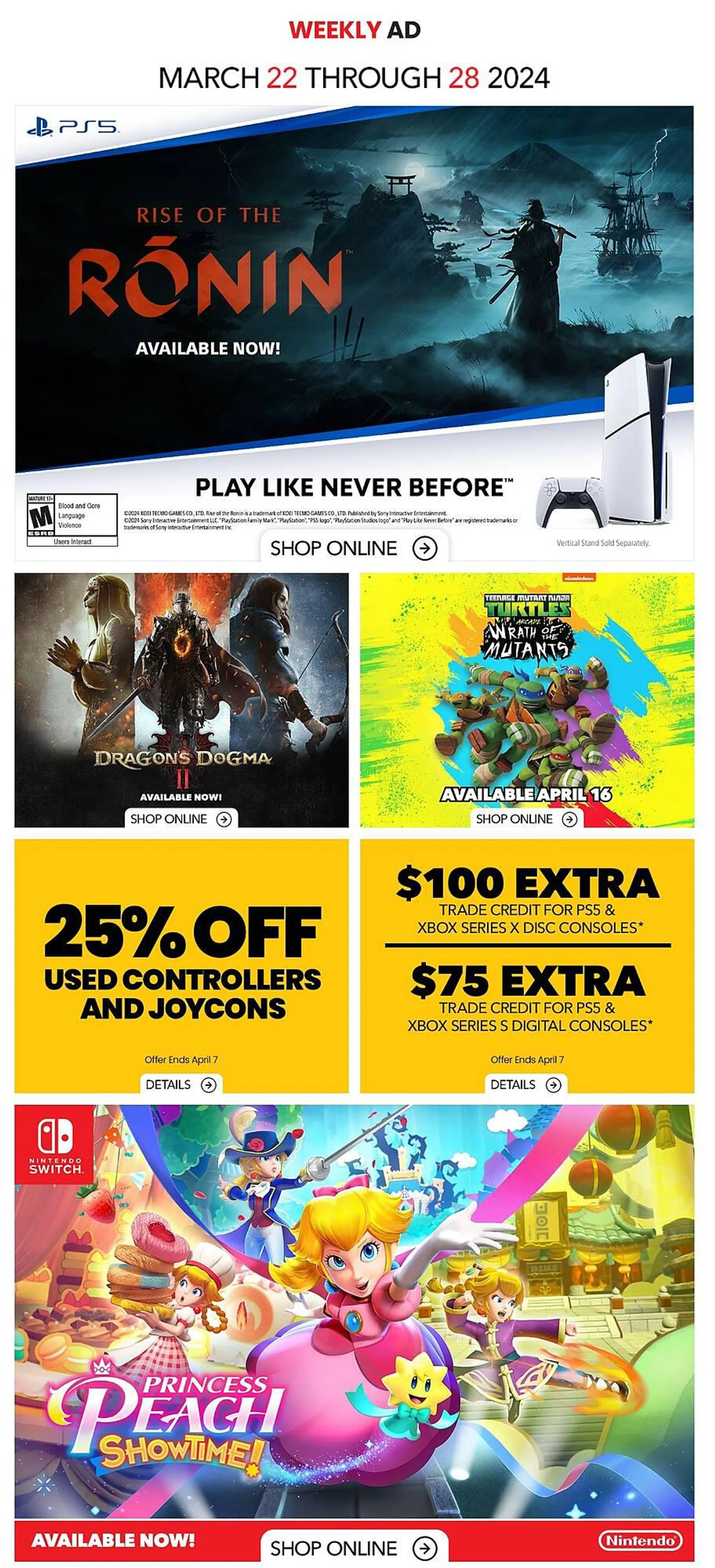 GameStop flyer from March 22 to March 28 2024 - flyer page 
