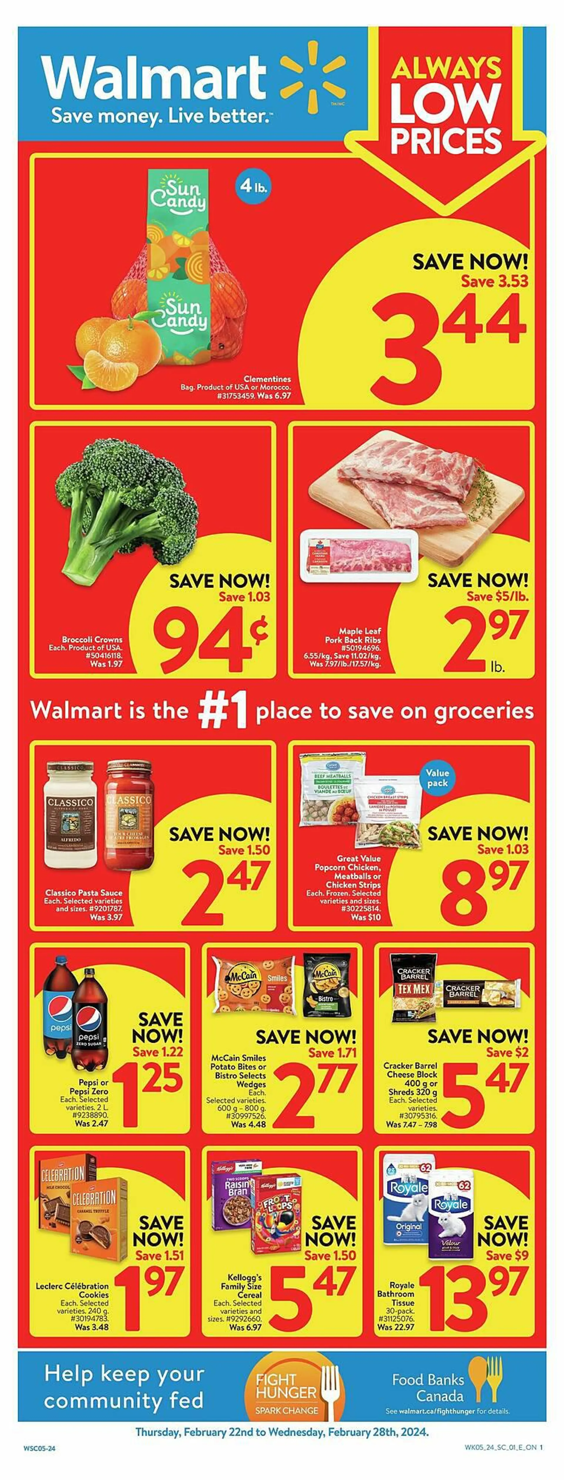 Walmart flyer from February 22 to February 29 2024 - flyer page 