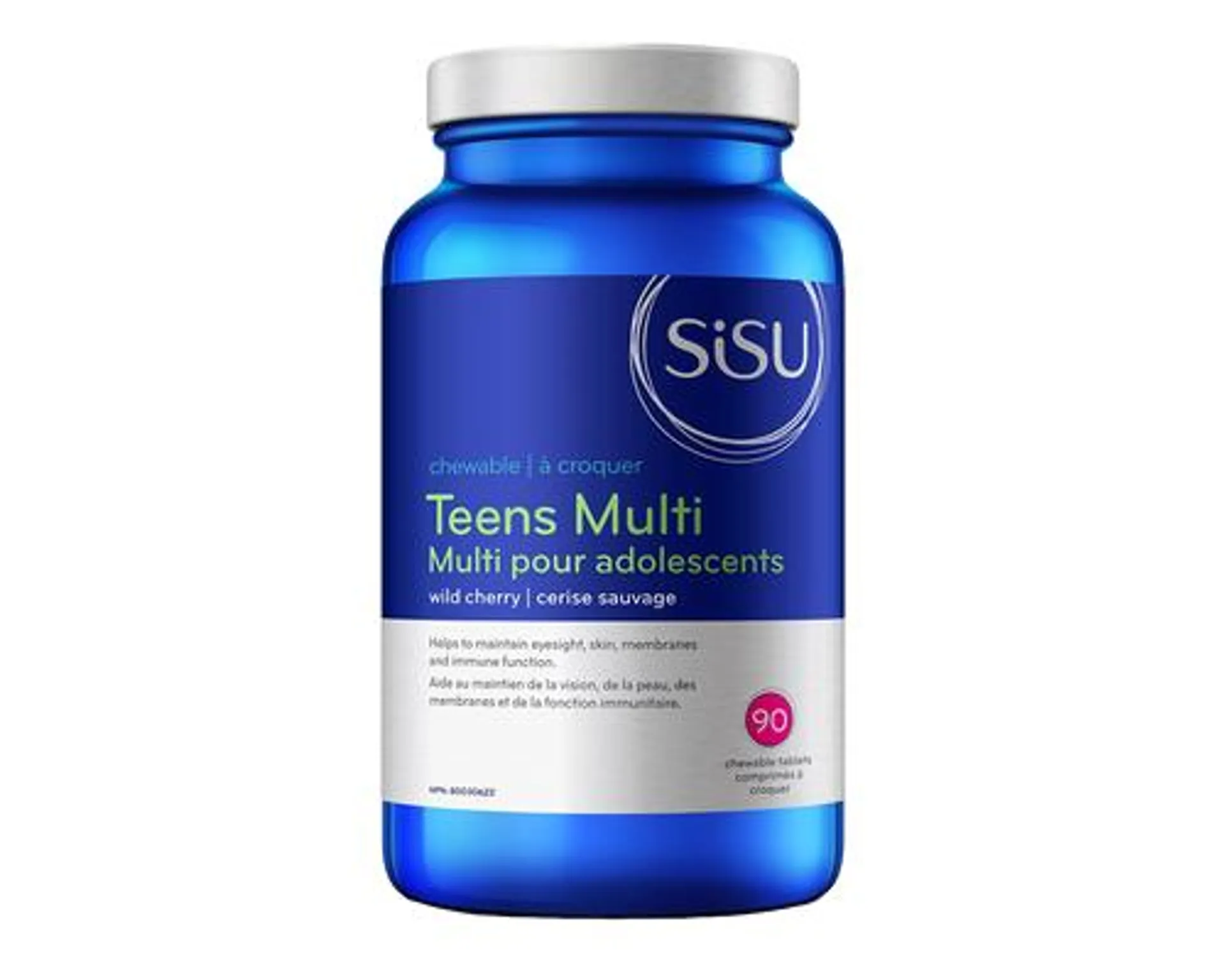 Sisu Teen's Multi Wild Cherry 90 Chewable Tablets