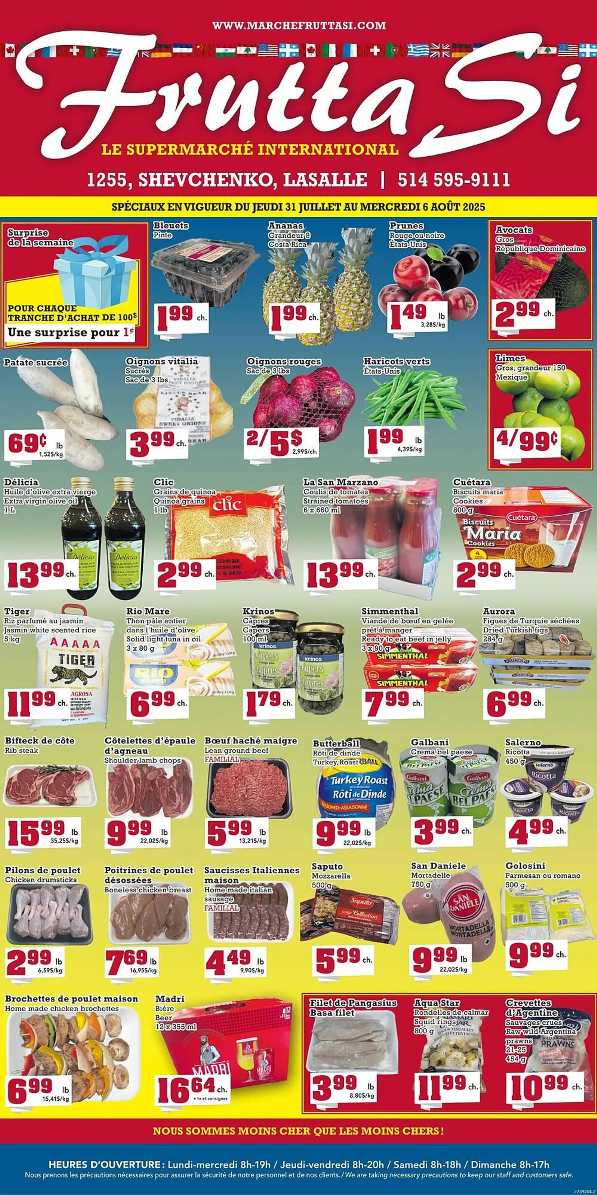 Frutta Si flyer from July 31 to August 6 2025 - flyer page 1