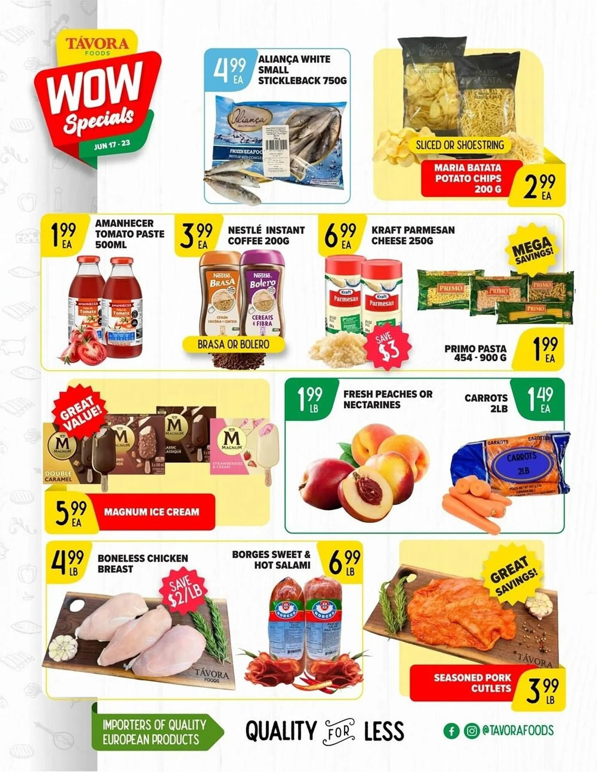 Tavora Foods flyer - 1