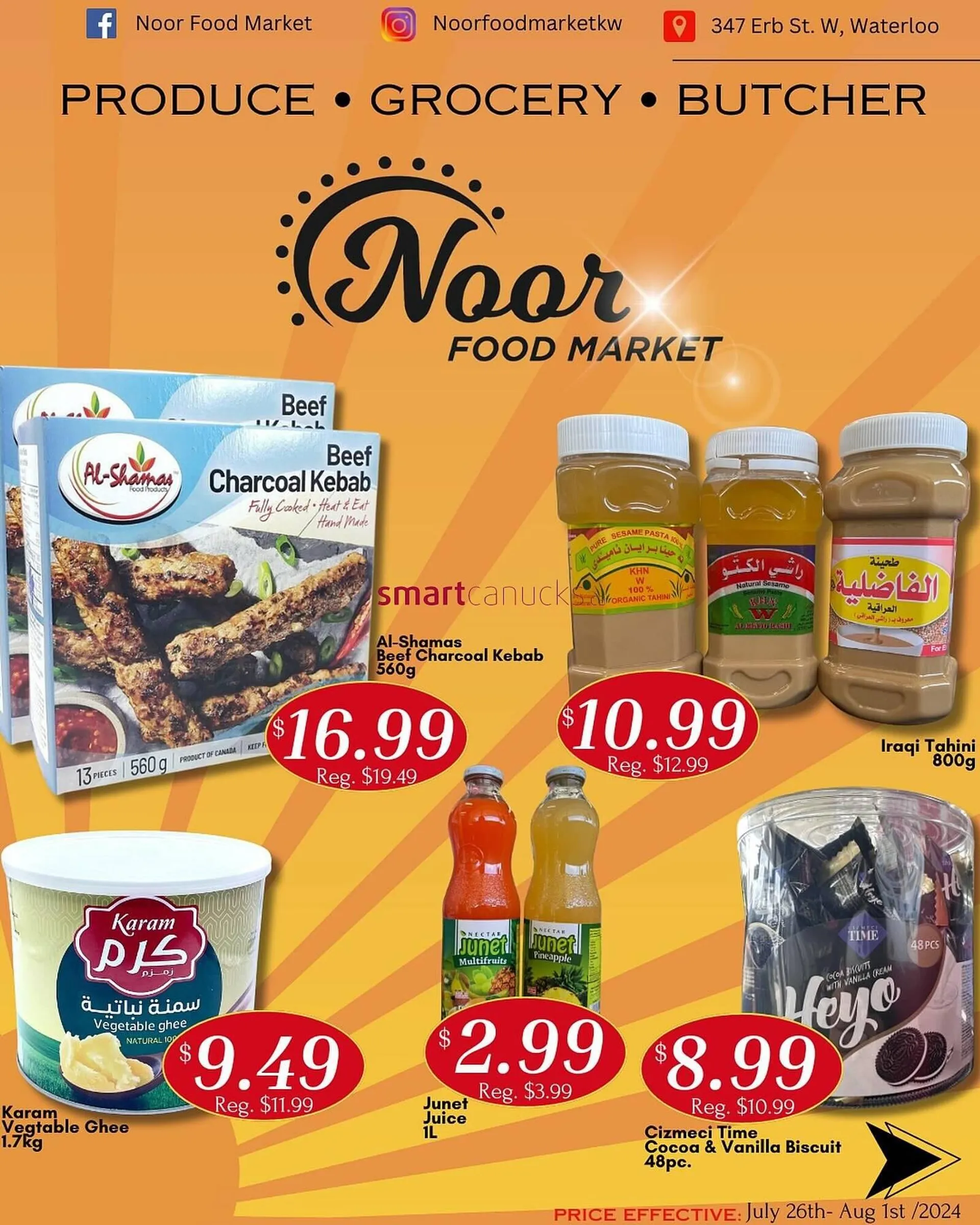 Noor Food Market flyer from July 26 to August 1 2024 - flyer page 1