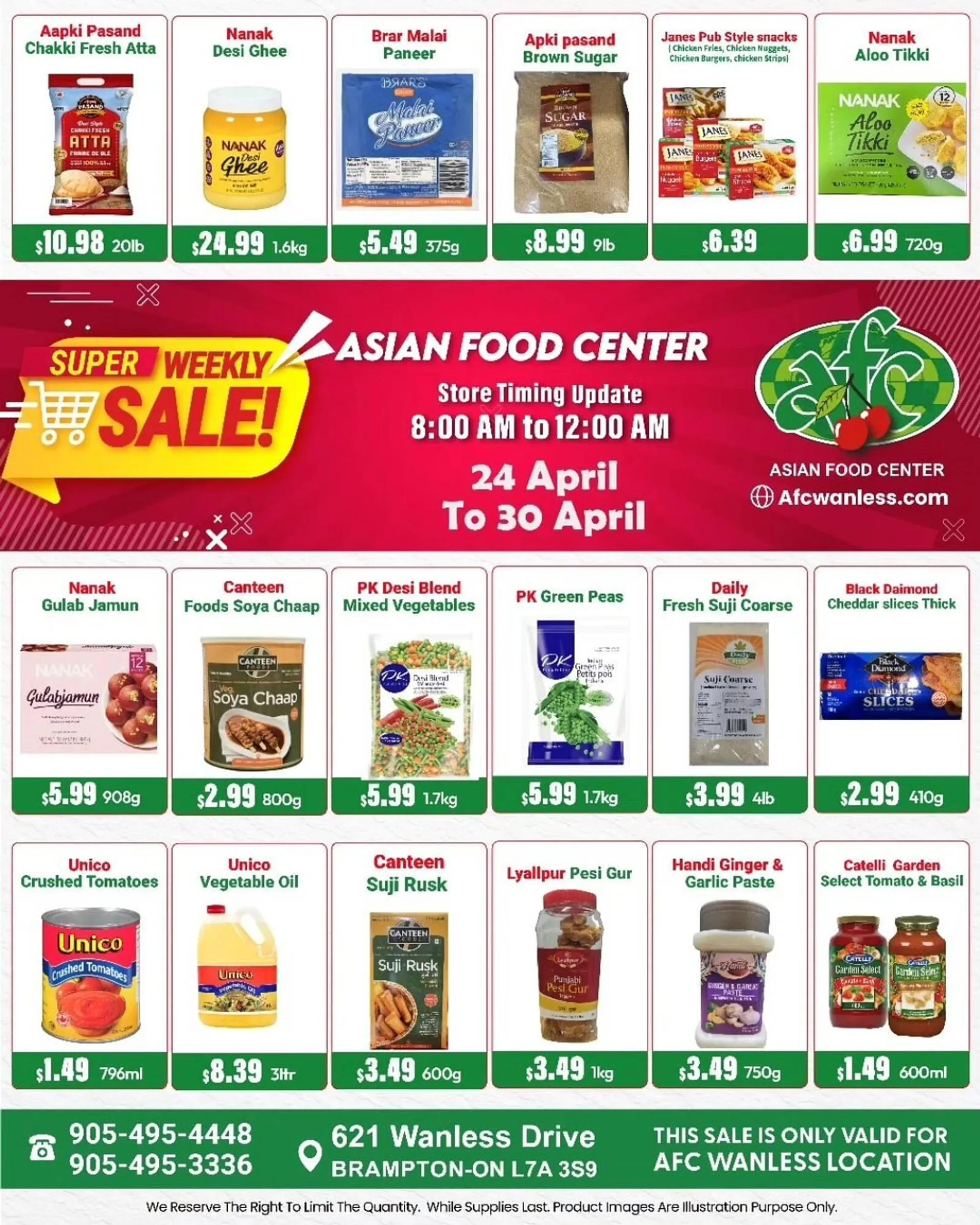 Asian Food Centre flyer - 1