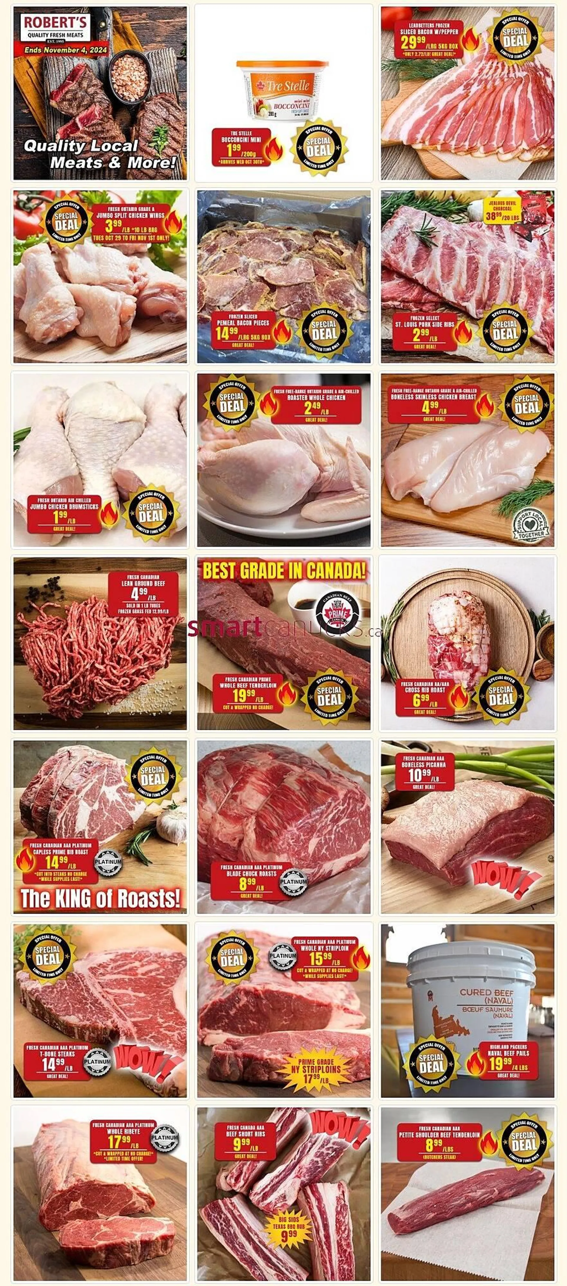 Roberts Fresh and Boxed Meats flyer - 1