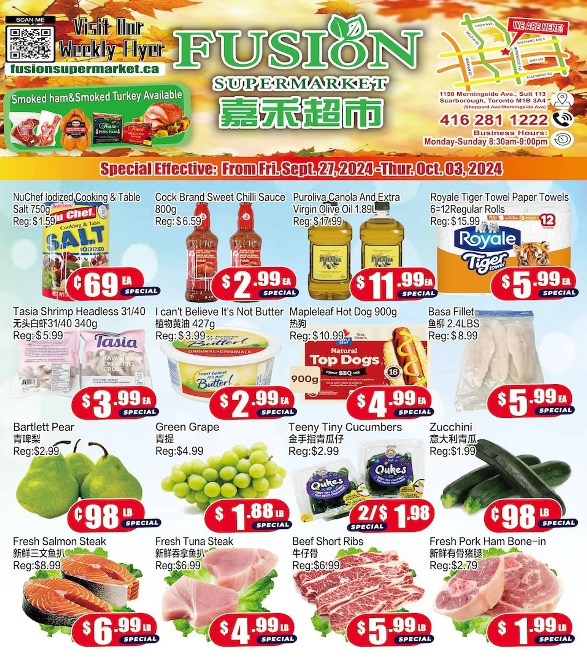 Fusion Supermarket flyer - 1