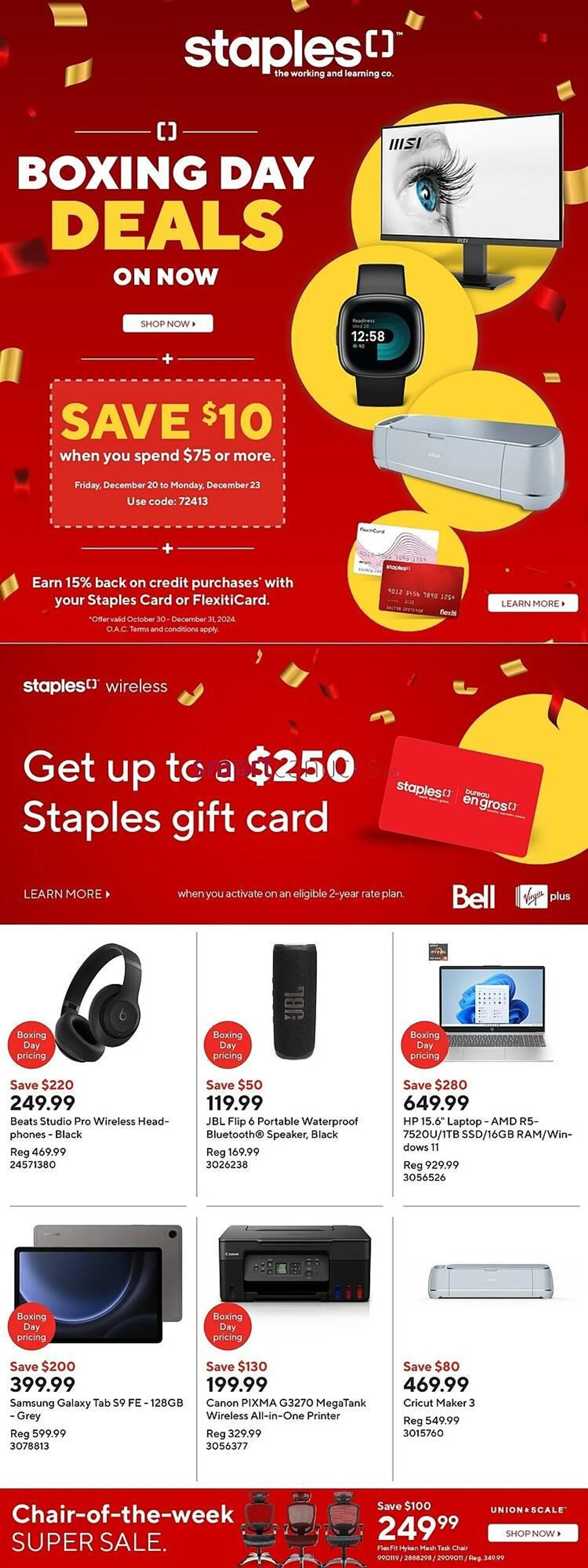 Staples flyer - 1