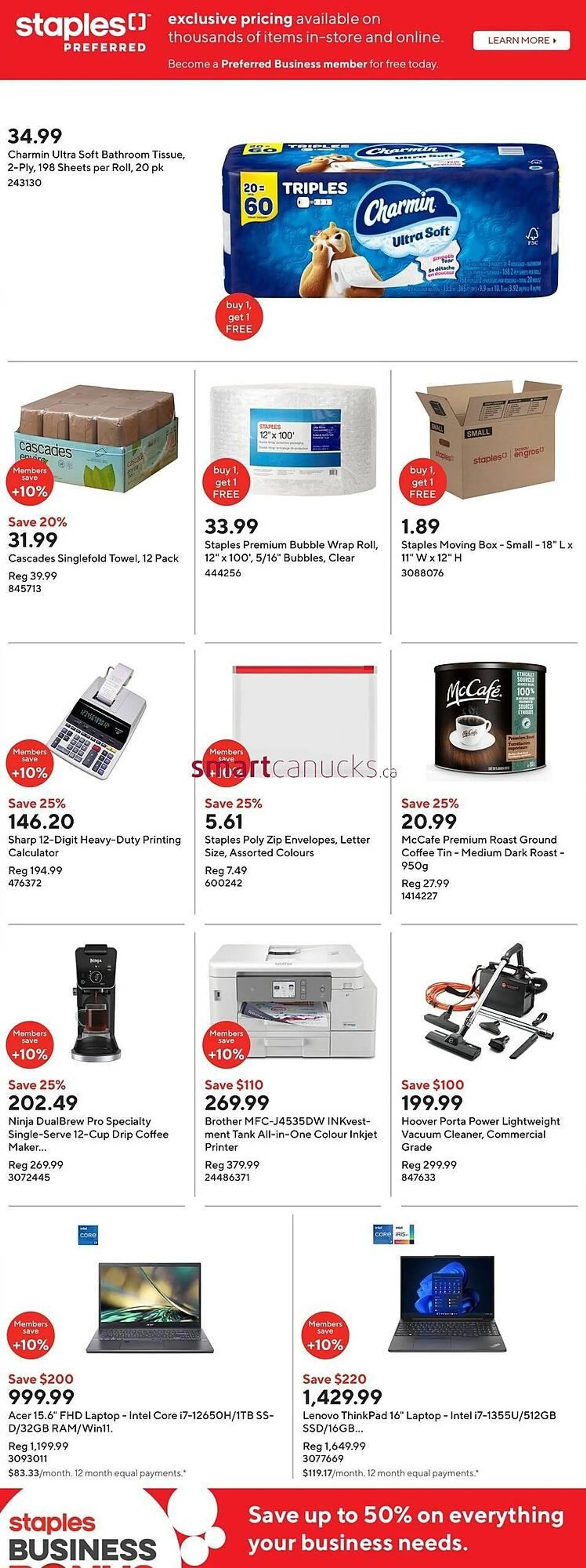 Staples flyer from October 11 to October 17 2024 - flyer page 3