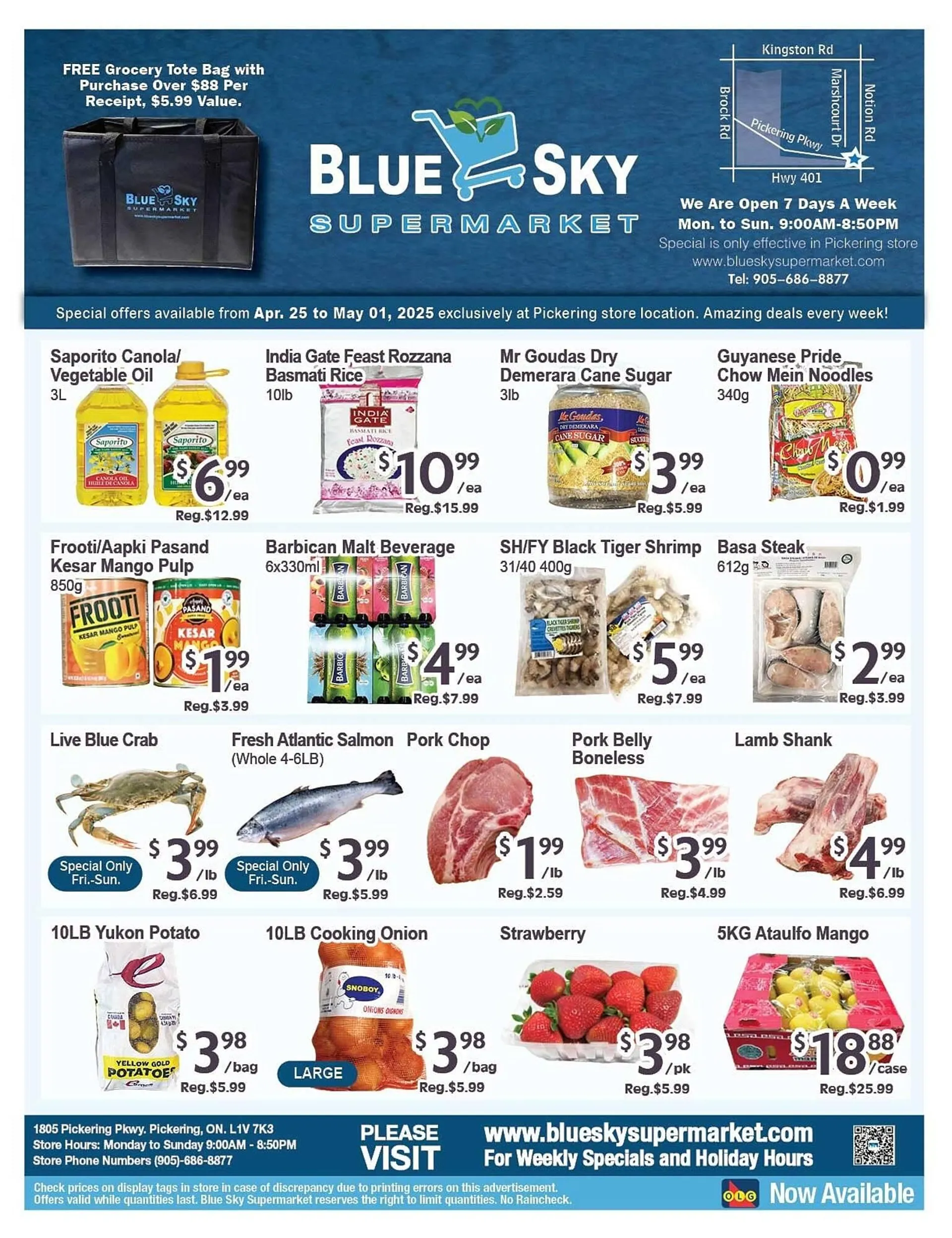 Blue Sky Supermarket flyer - 1