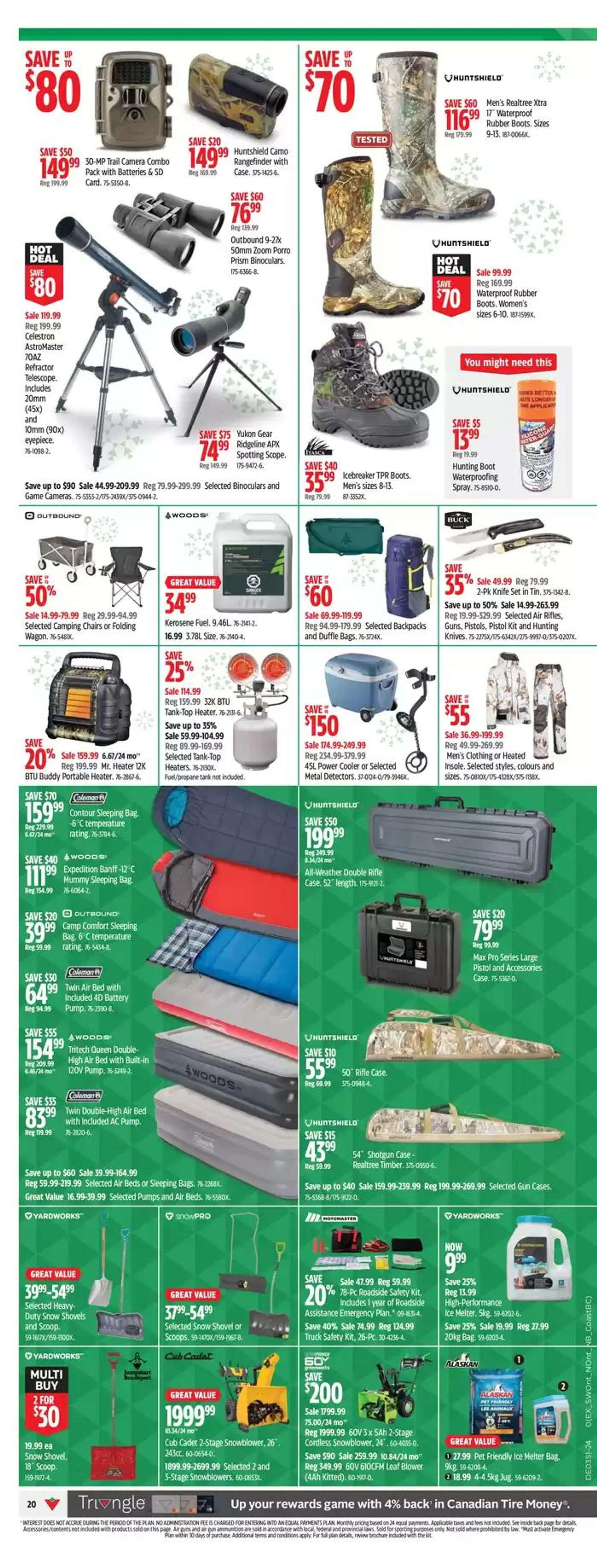 Canadian Tire weekly flyer from December 12 to December 22 2024 - flyer page 20