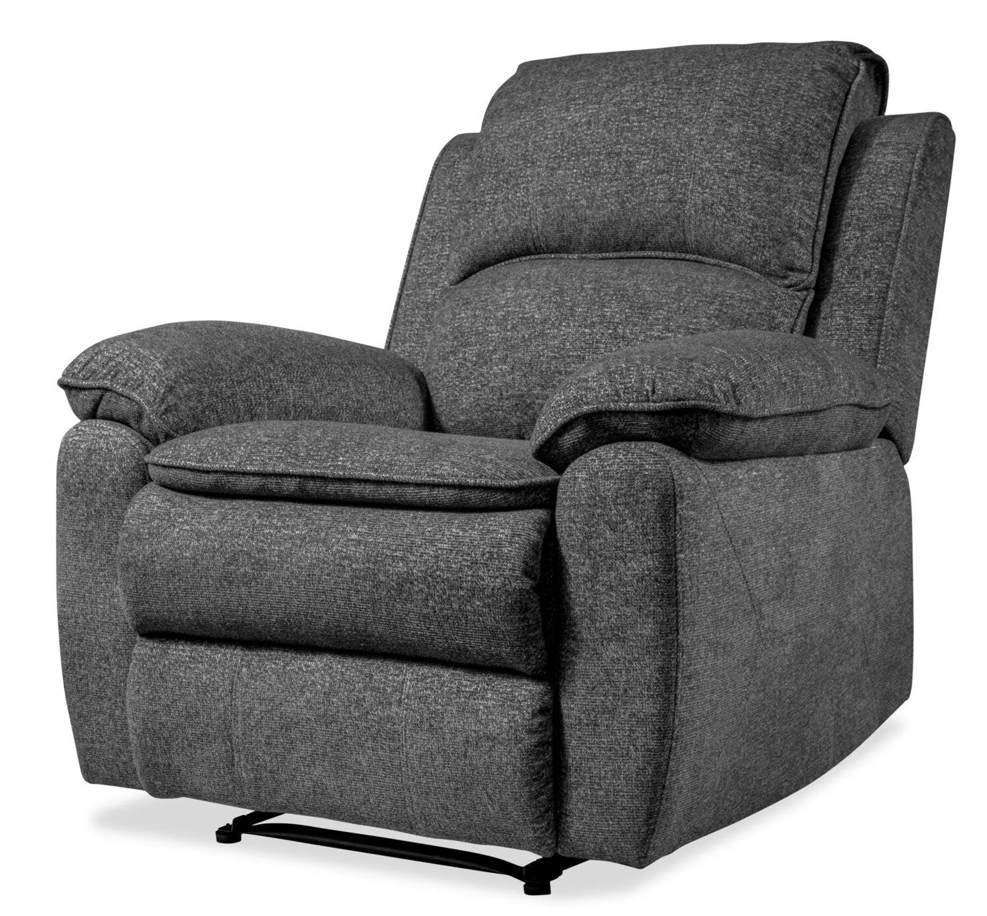 Chandler Chenille Recliner - Grey