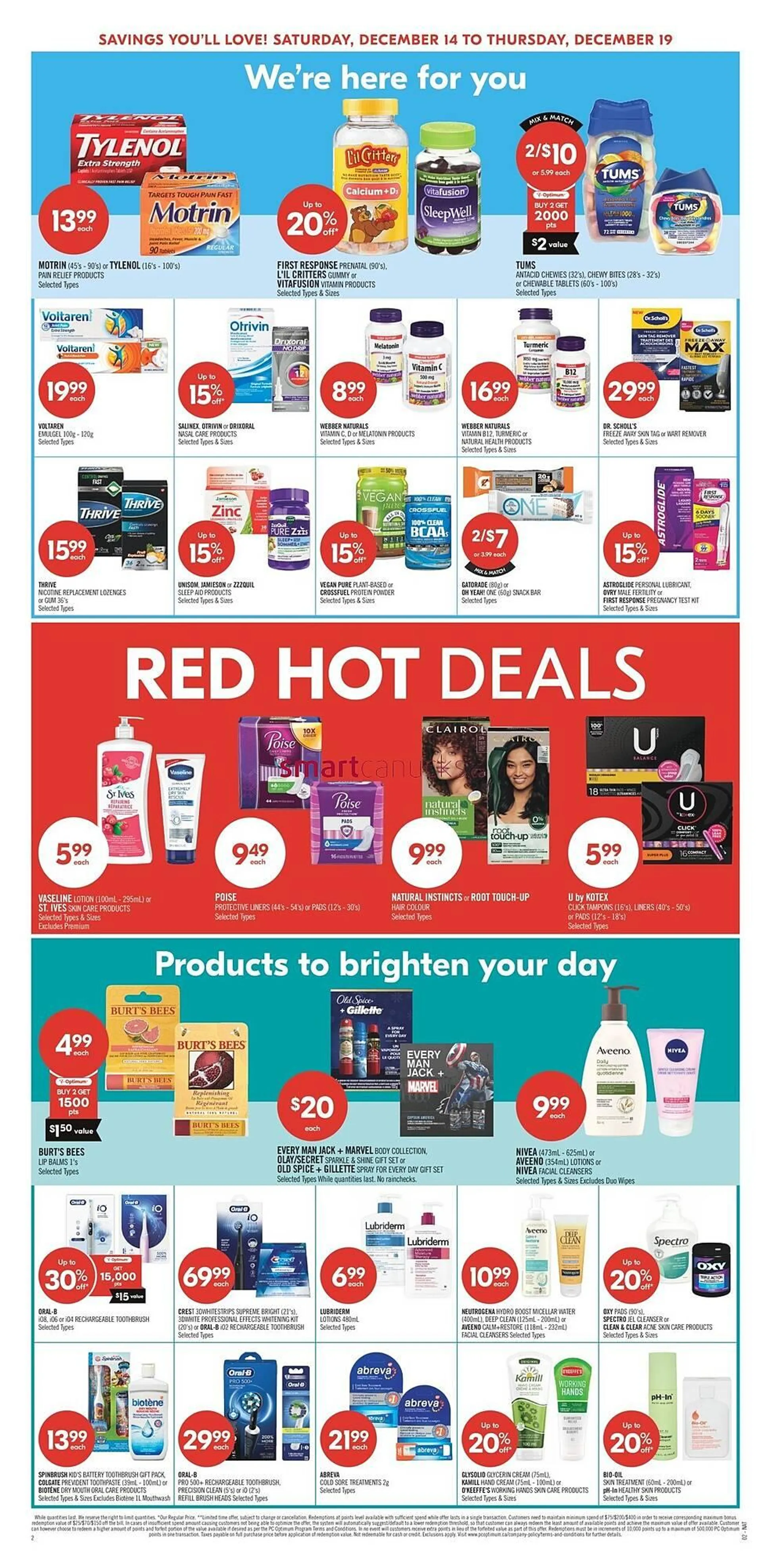 Shoppers Drug Mart flyer from December 12 to December 18 2024 - flyer page 14