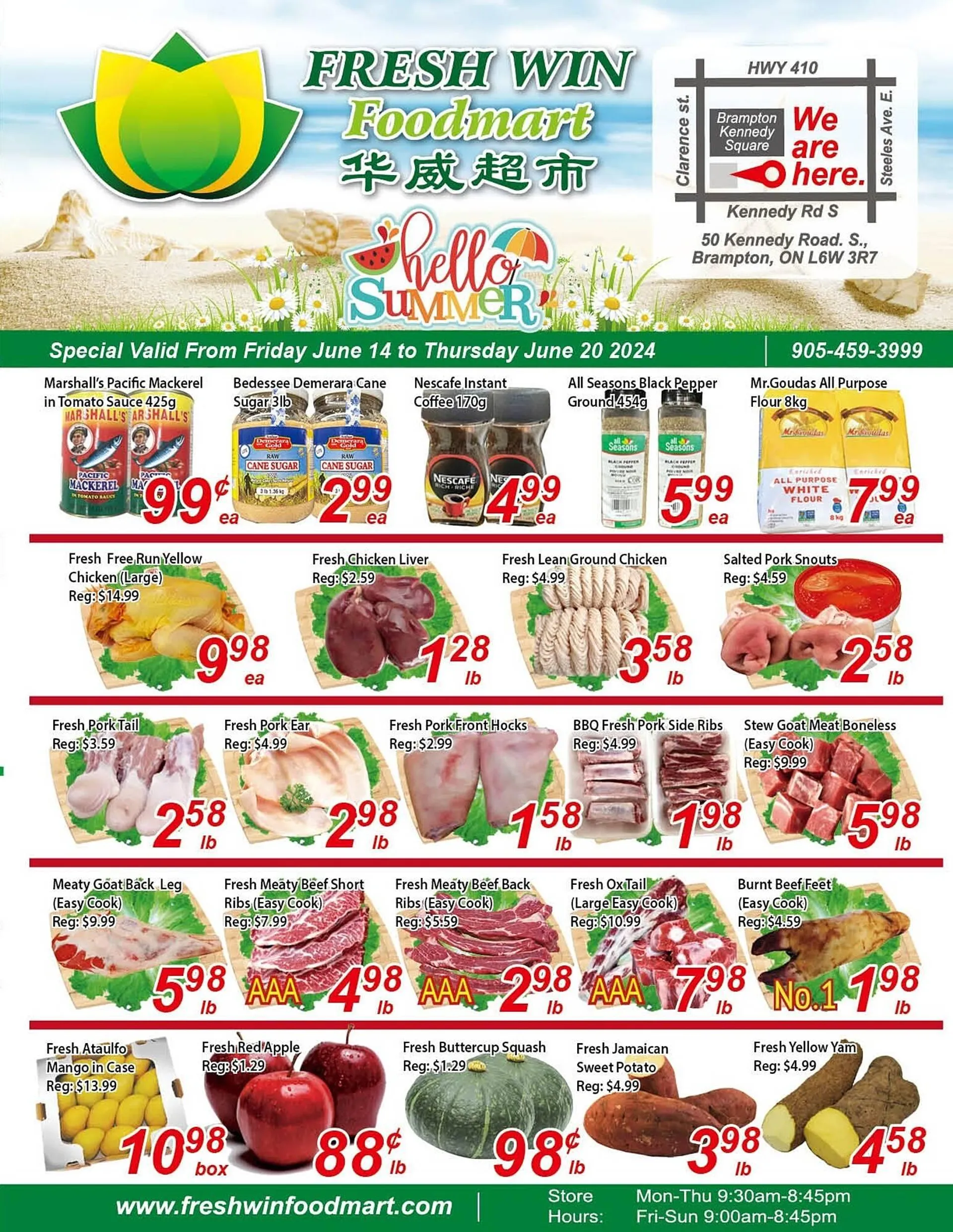 Fresh Win Foodmart flyer - 1