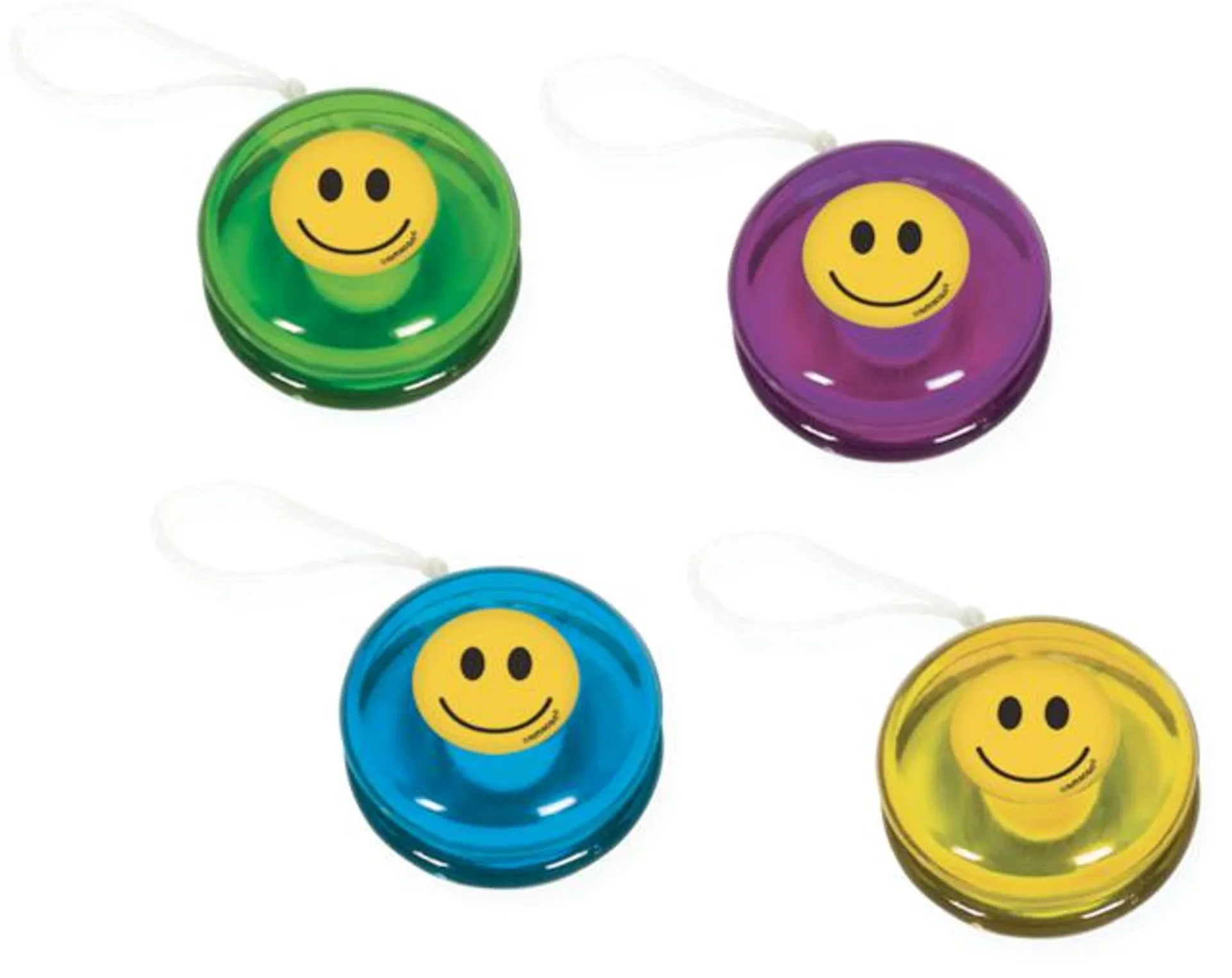 Smiley Yo-Yos, 16-pk