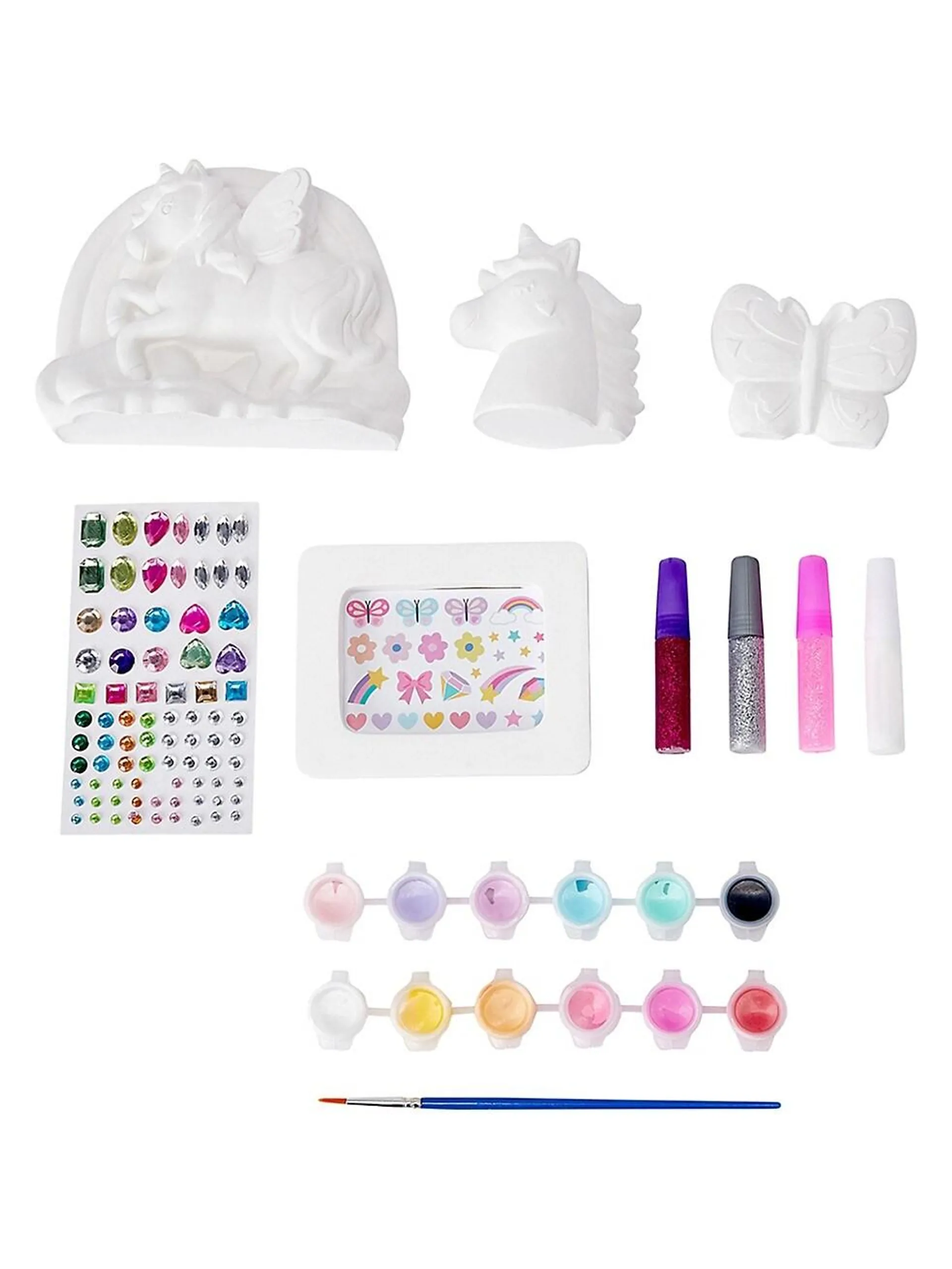 24-Piece Paint and Decorate Unicorn Kit