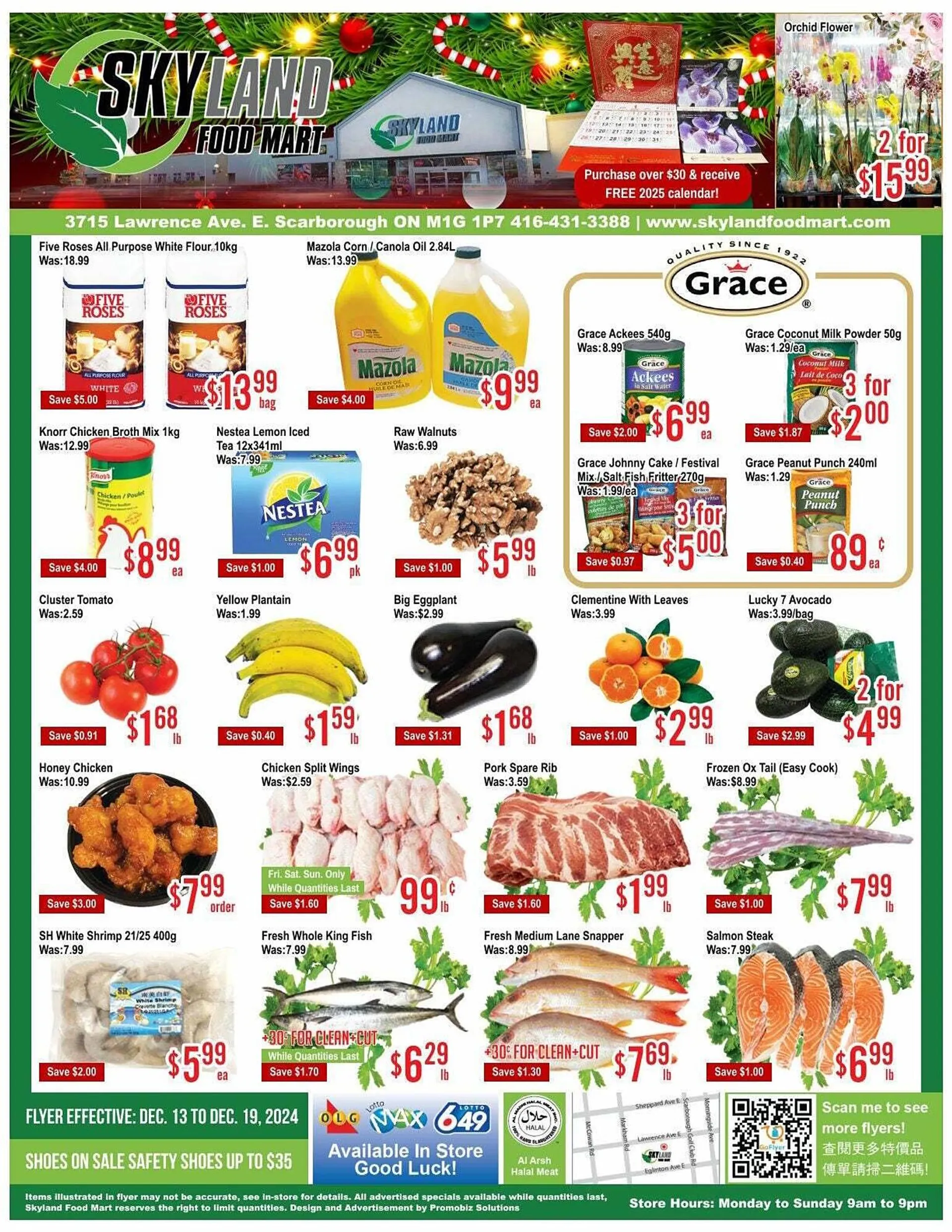 Skyland Foodmart flyer - 1