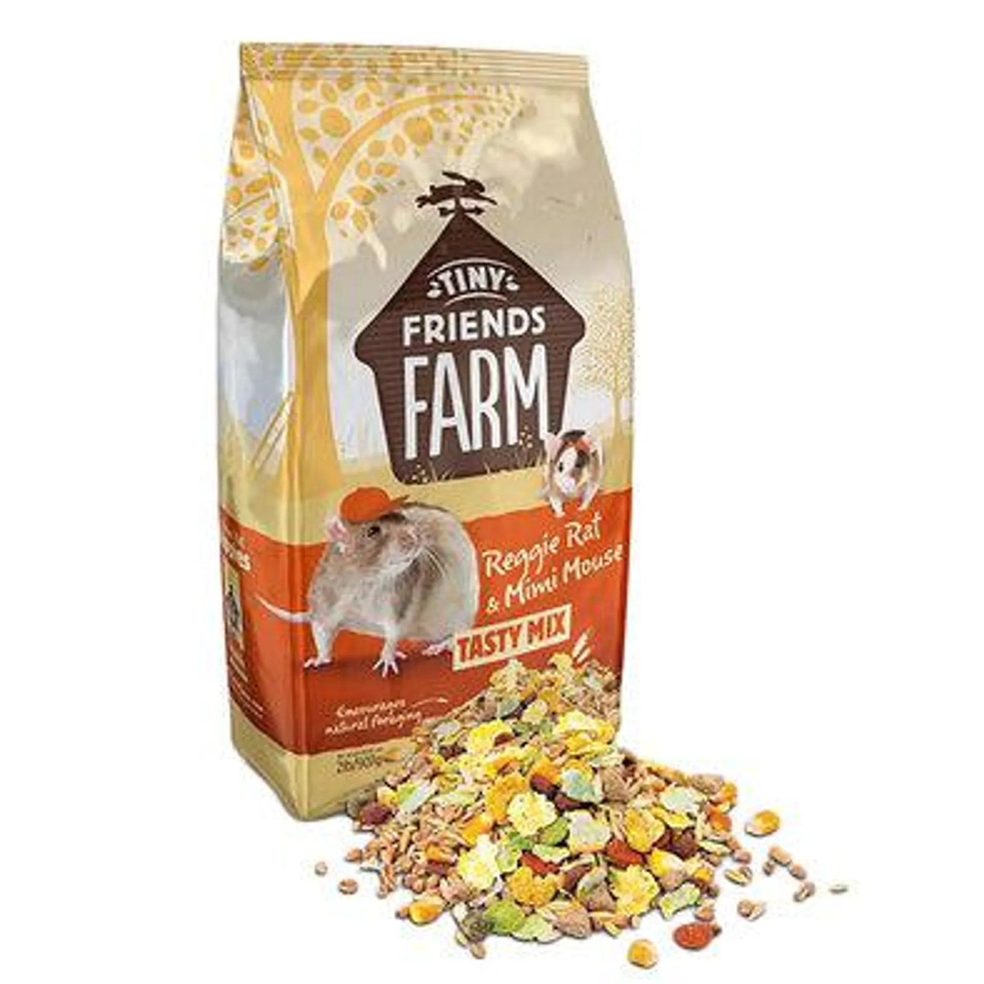 Tiny Friends Farm, Reggie Rat & Mimi Mouse Tasty Mix - 907 g