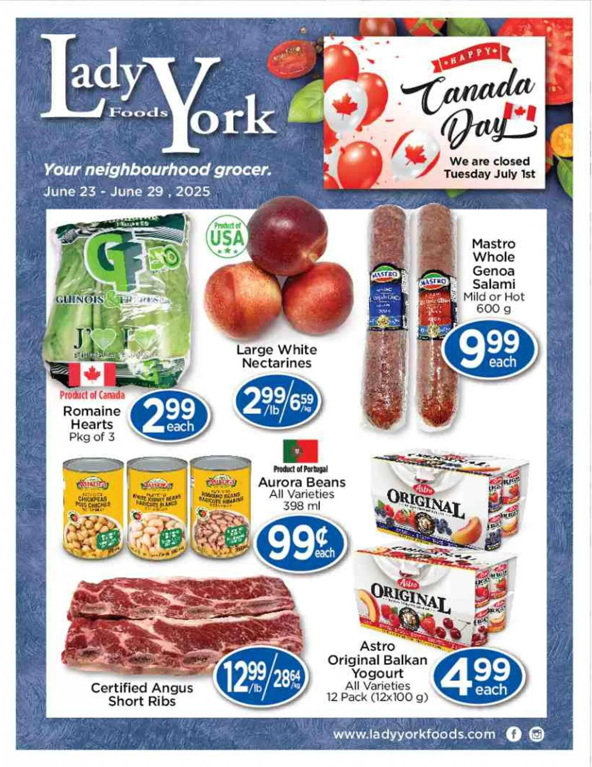 Lady York flyer from June 23 to June 29 2025 - flyer page 1