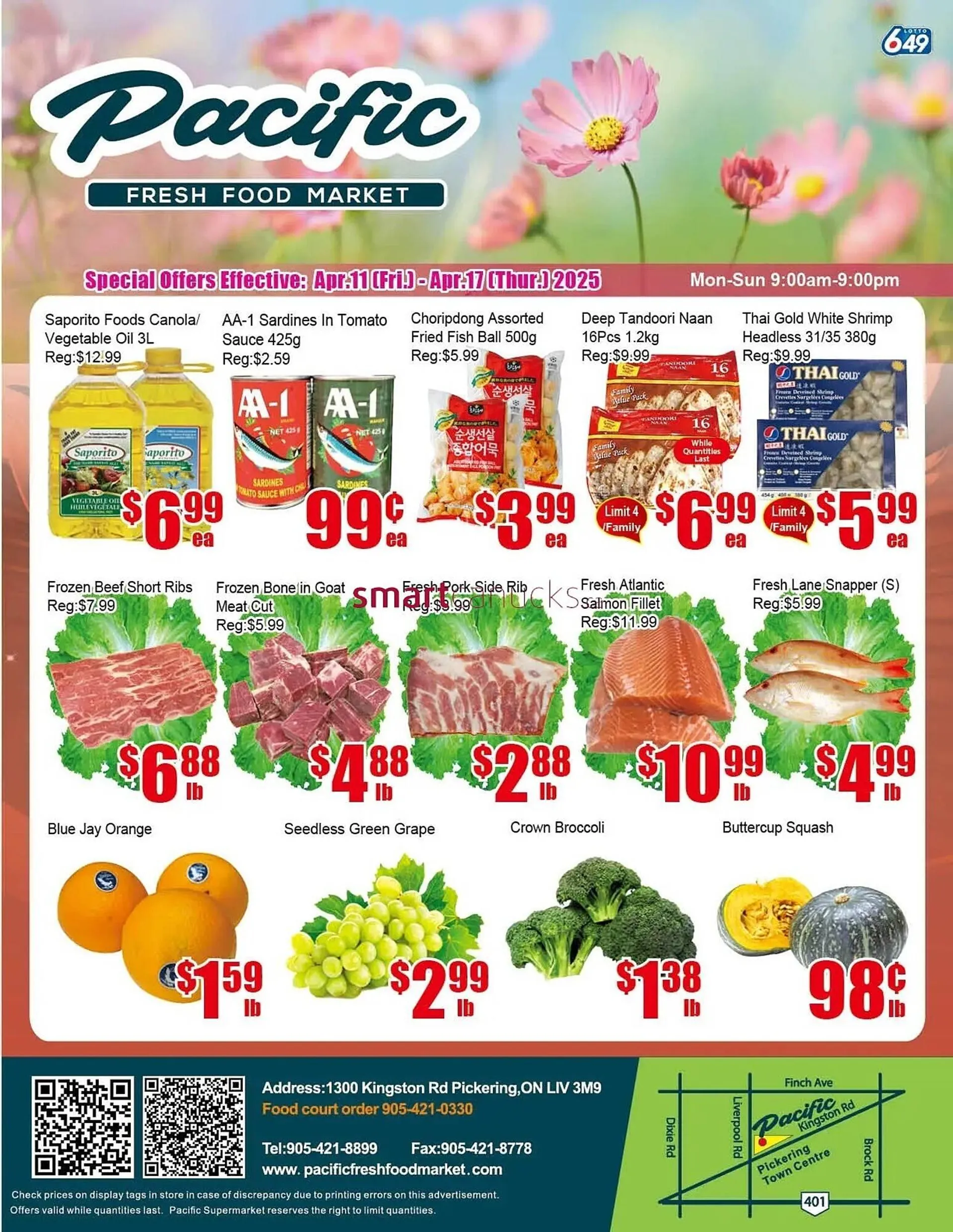 New Pacific Supermarket flyer - 1