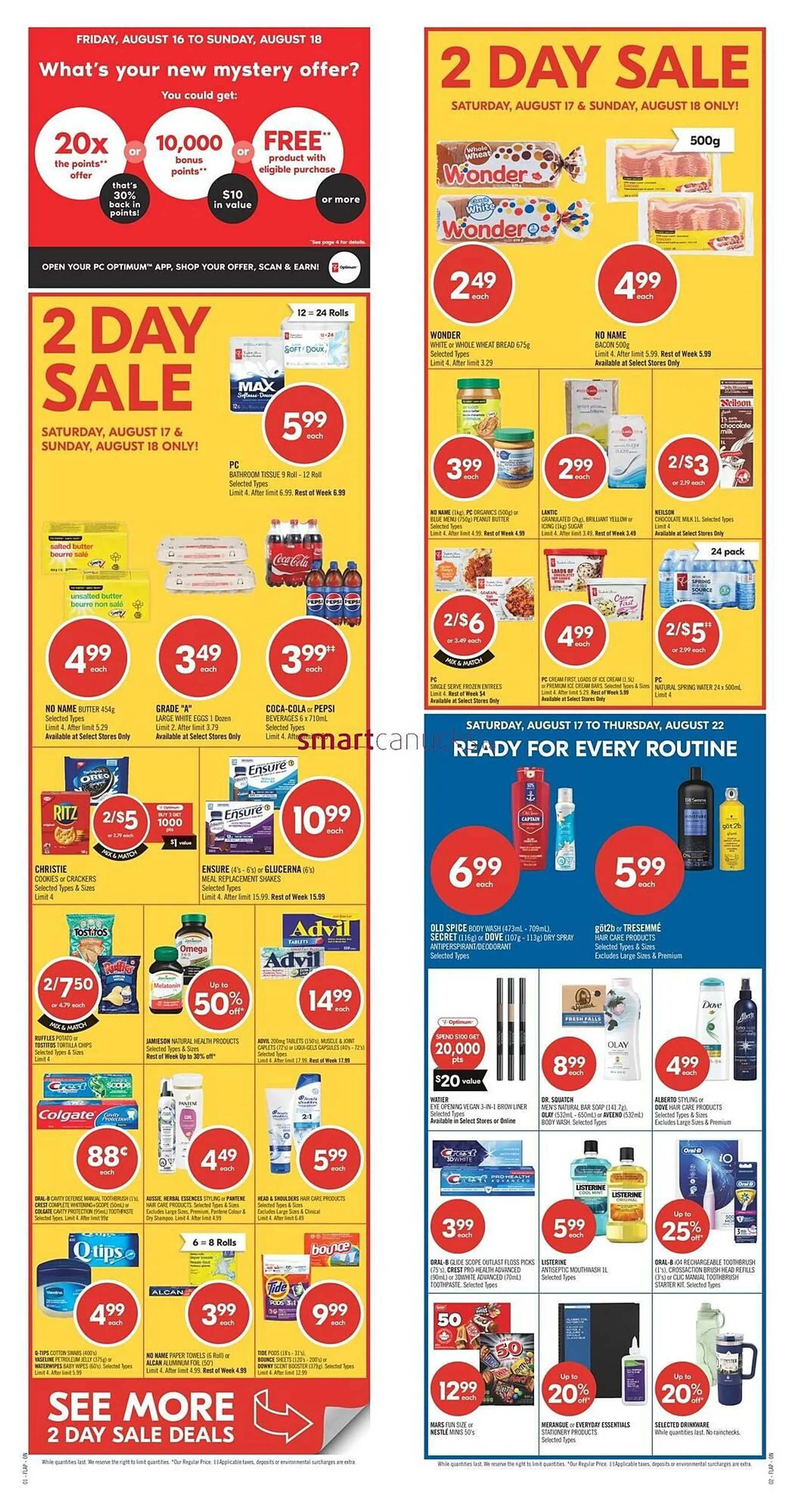 Shoppers Drug Mart flyer from August 15 to August 21 2024 - flyer page 2