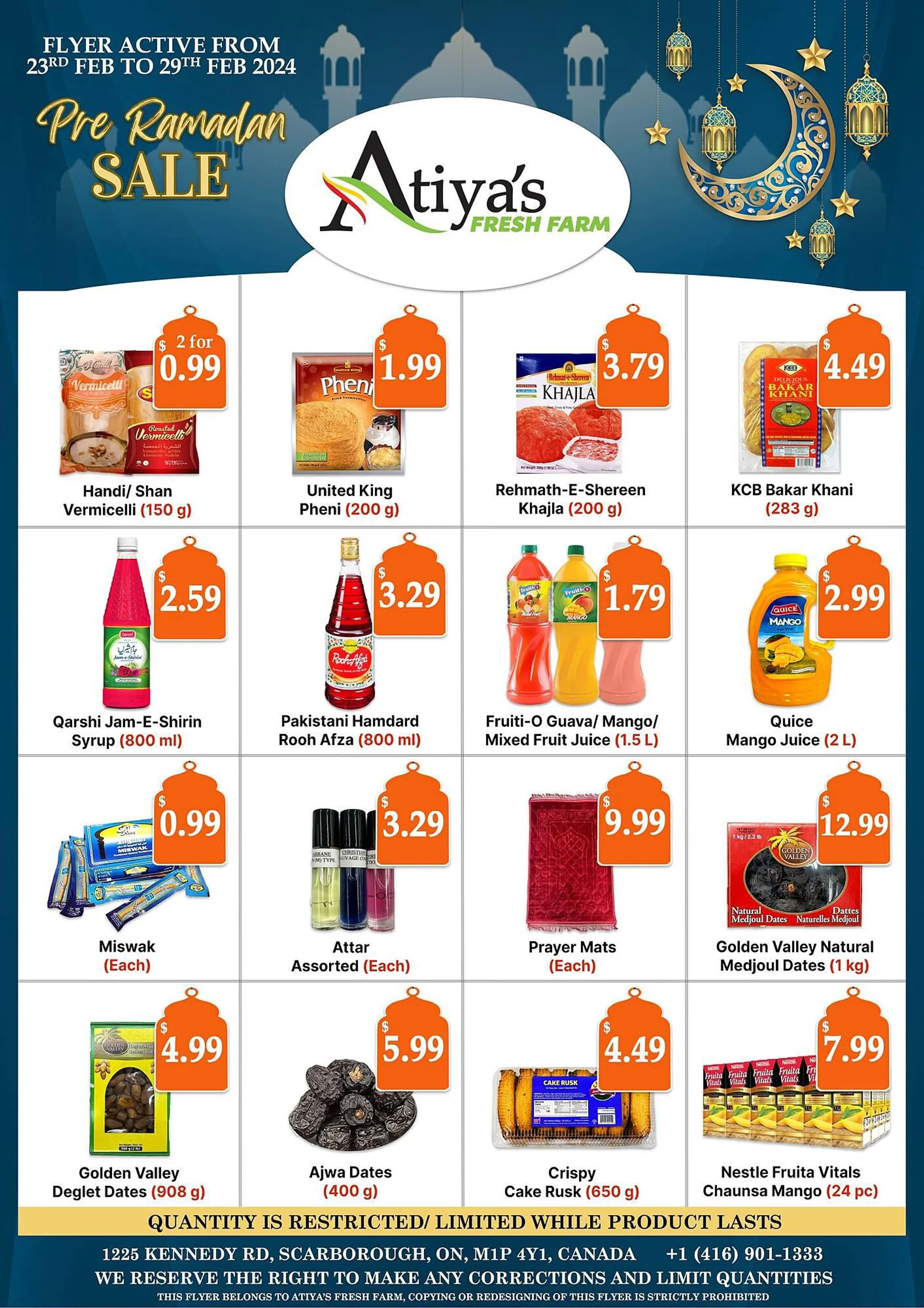 Atiya's Fresh Farm flyer from February 25 to March 2 2024 - flyer page 