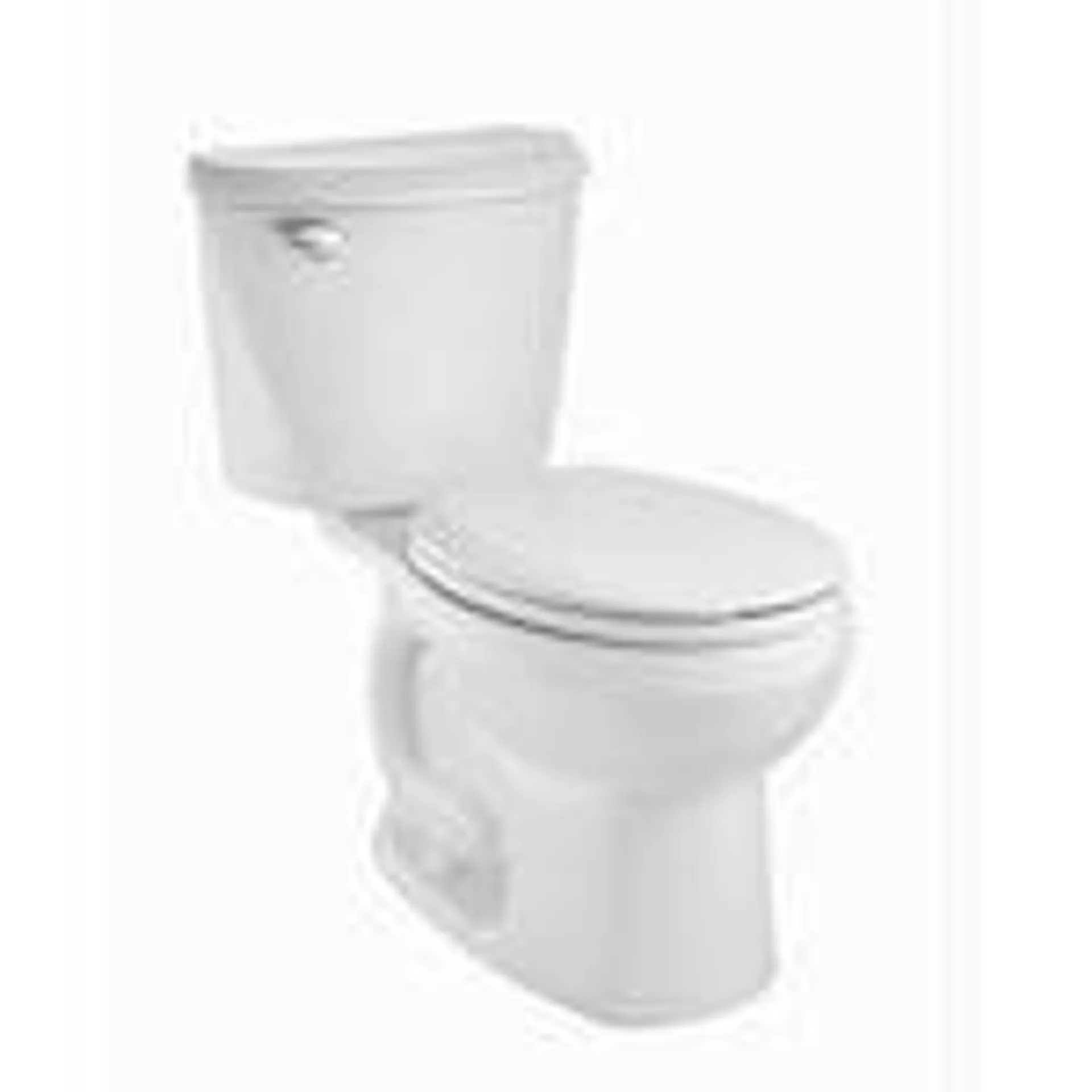 Reliant 4.8L Single Flush Round Front Standard Height 2-Piece Toilet in White