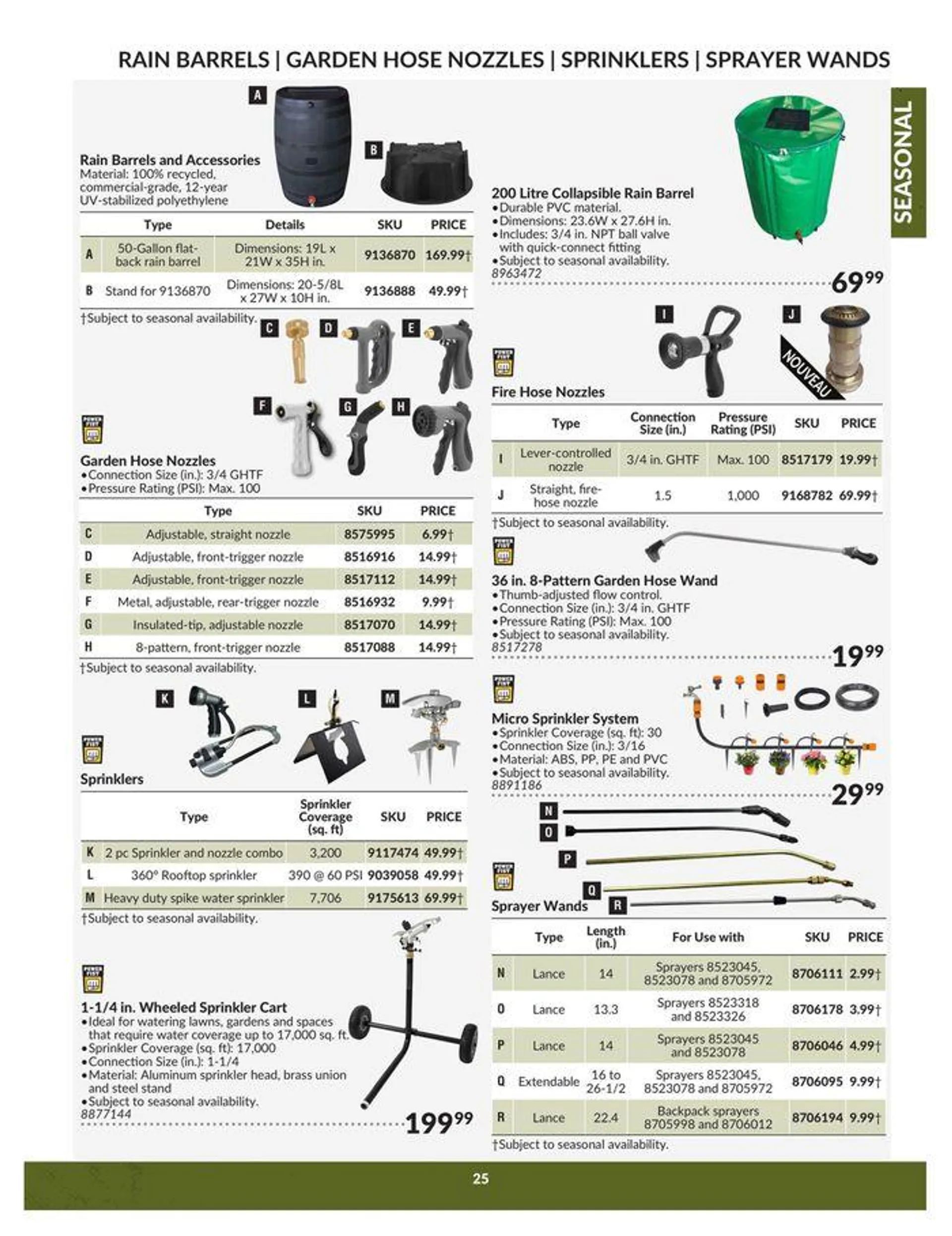 Seasonal Catalogue from April 23 to April 22 2025 - flyer page 25