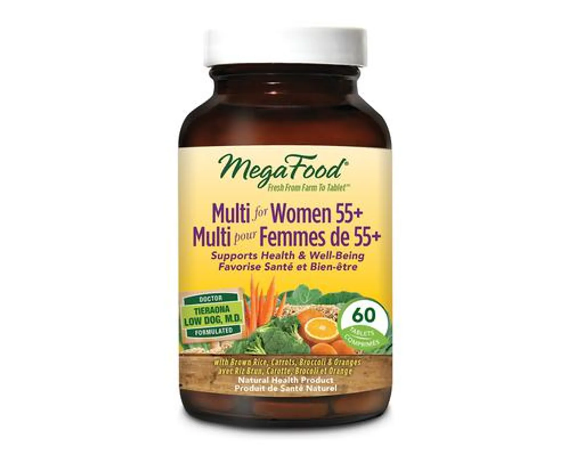 Mega Food Multi For Women 55+ 60 Tablets