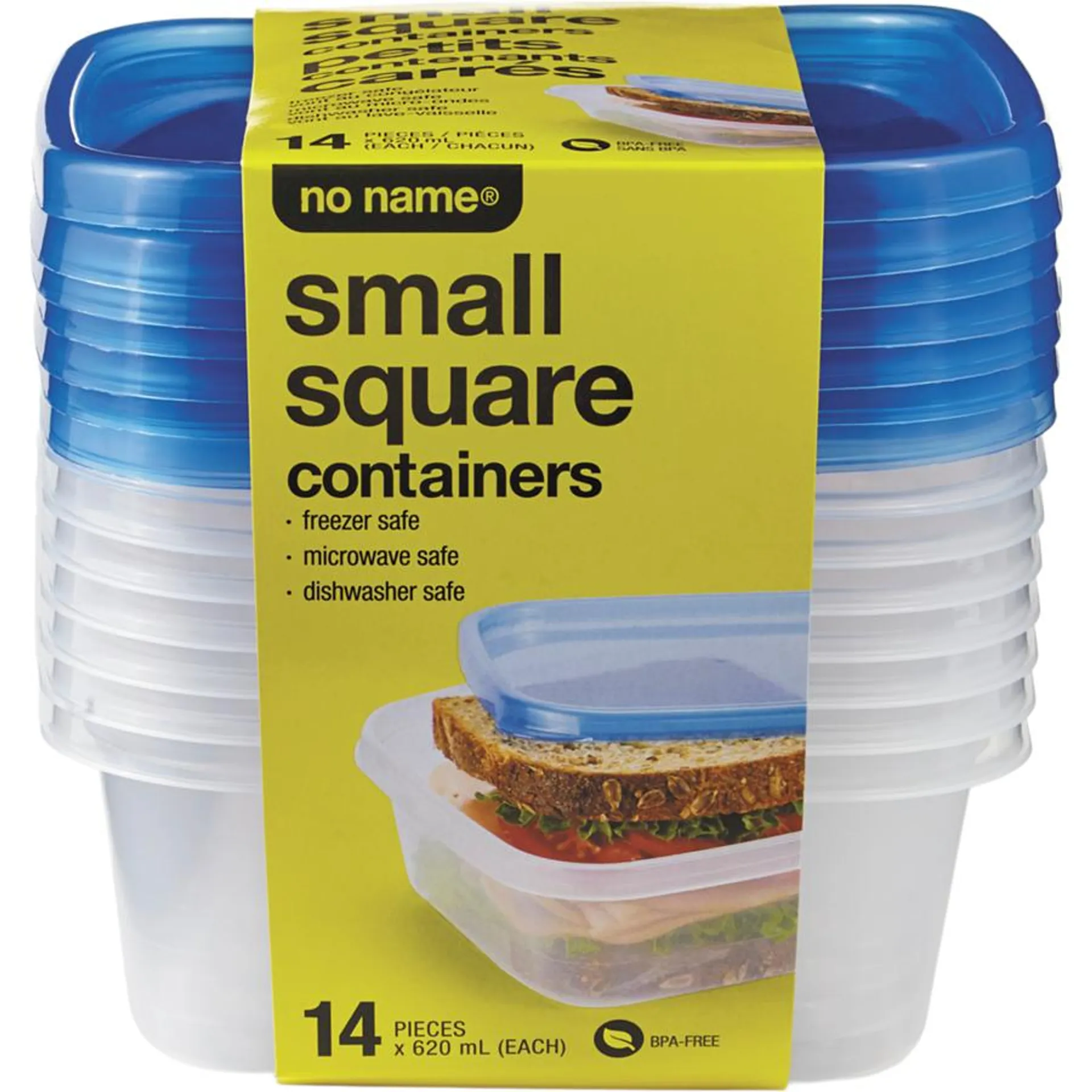 Square Container 600ml