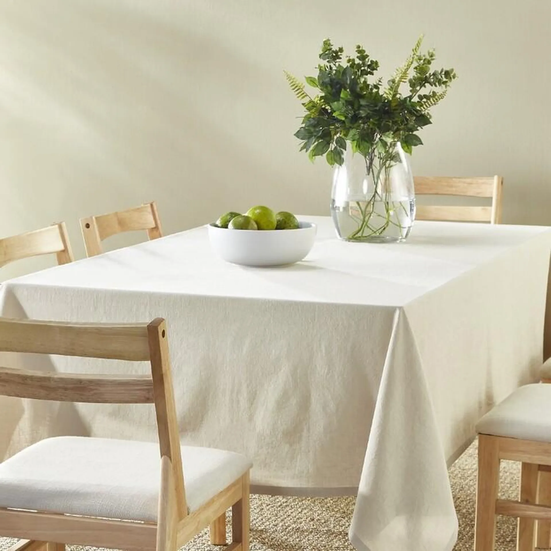 KOO Dahlia Cotton Linen Tablecloth Linen