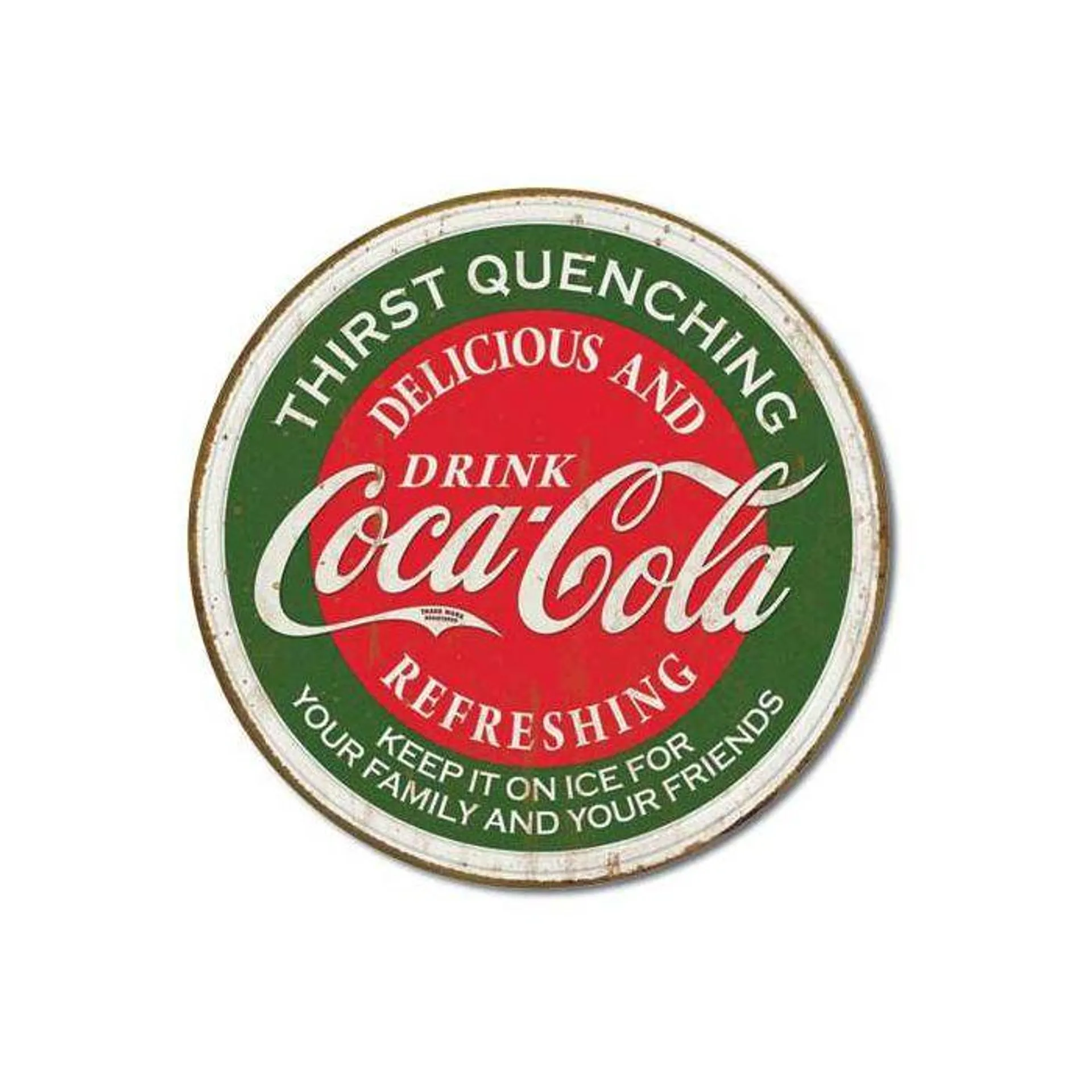 Coca-Cola Thirst Quenching Tin Sign