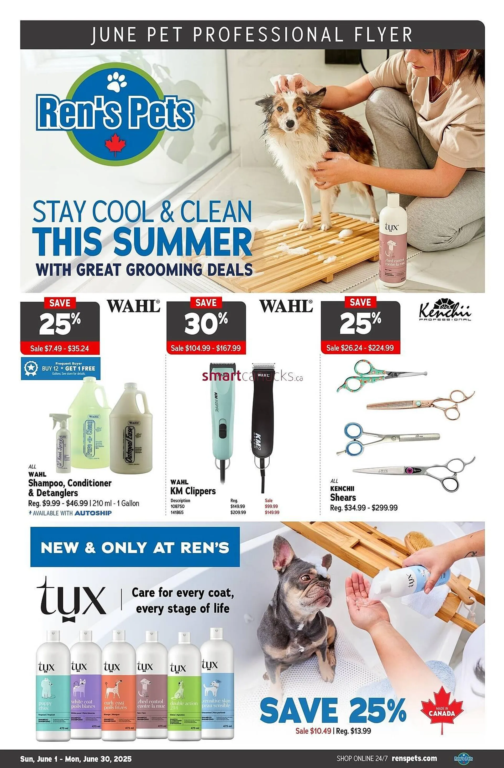 Ren’s Pets Depot flyer from June 2 to July 2 2025 - flyer page 1