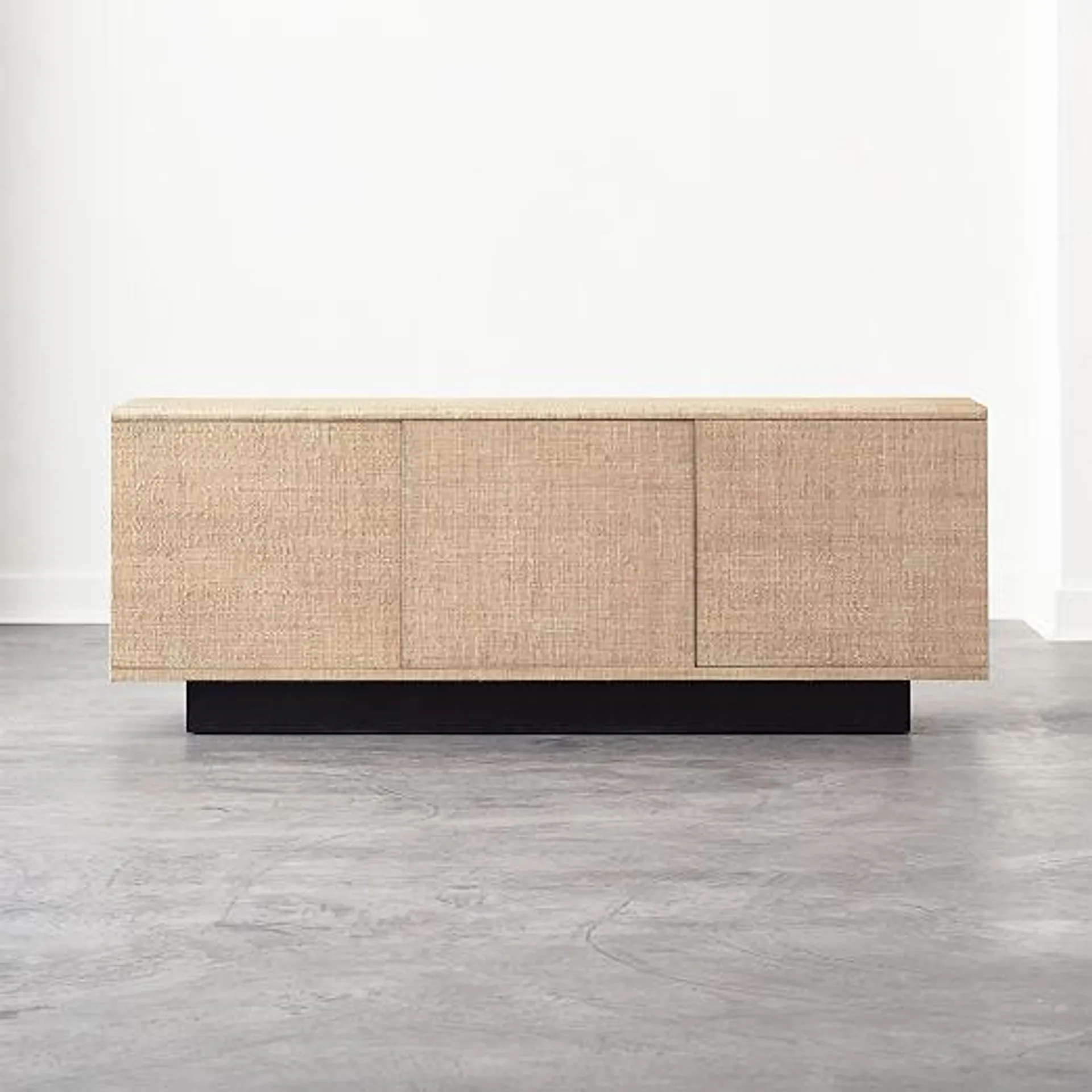 Suffolk Grasscloth Media Console 75"