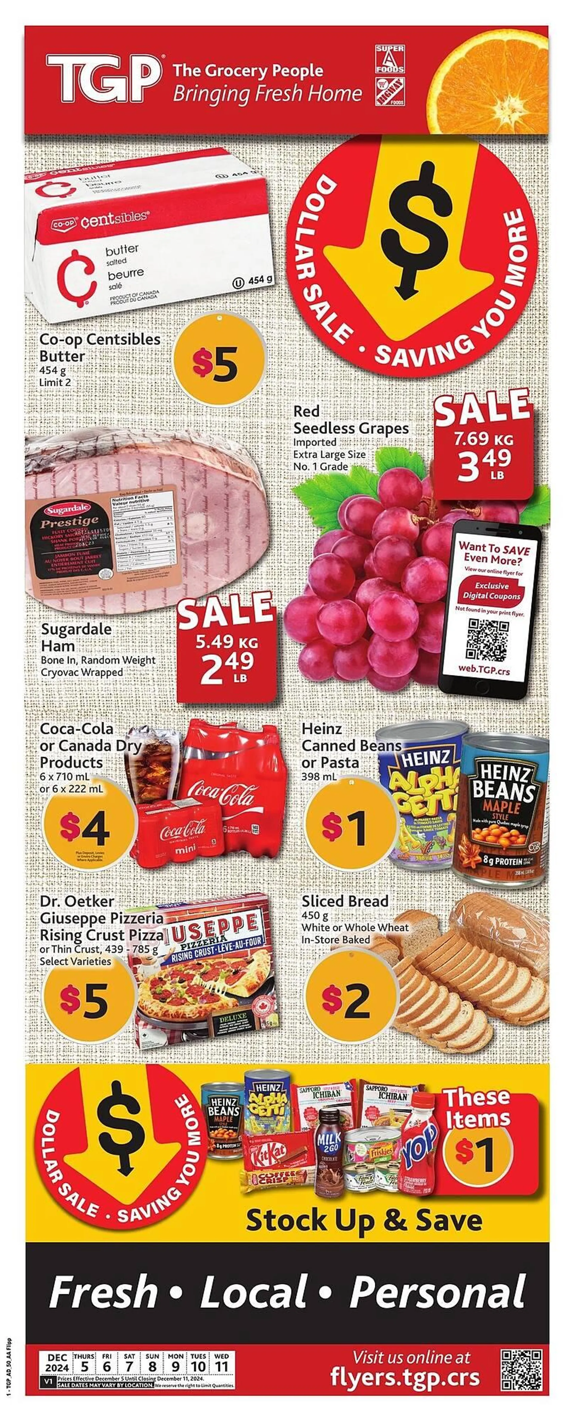 TGP The Grocery People flyer - 1