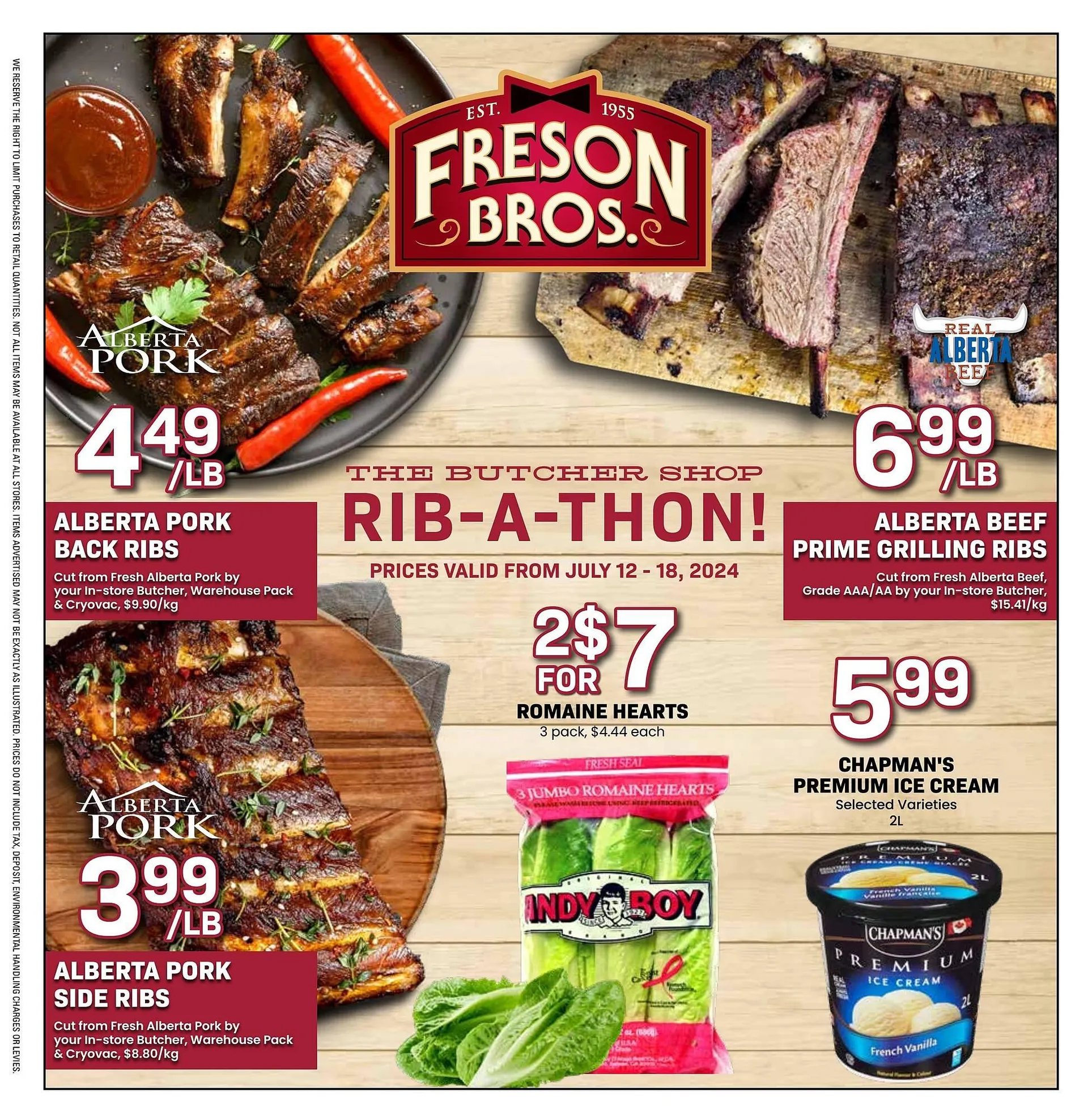 Freson Bros flyer - 1